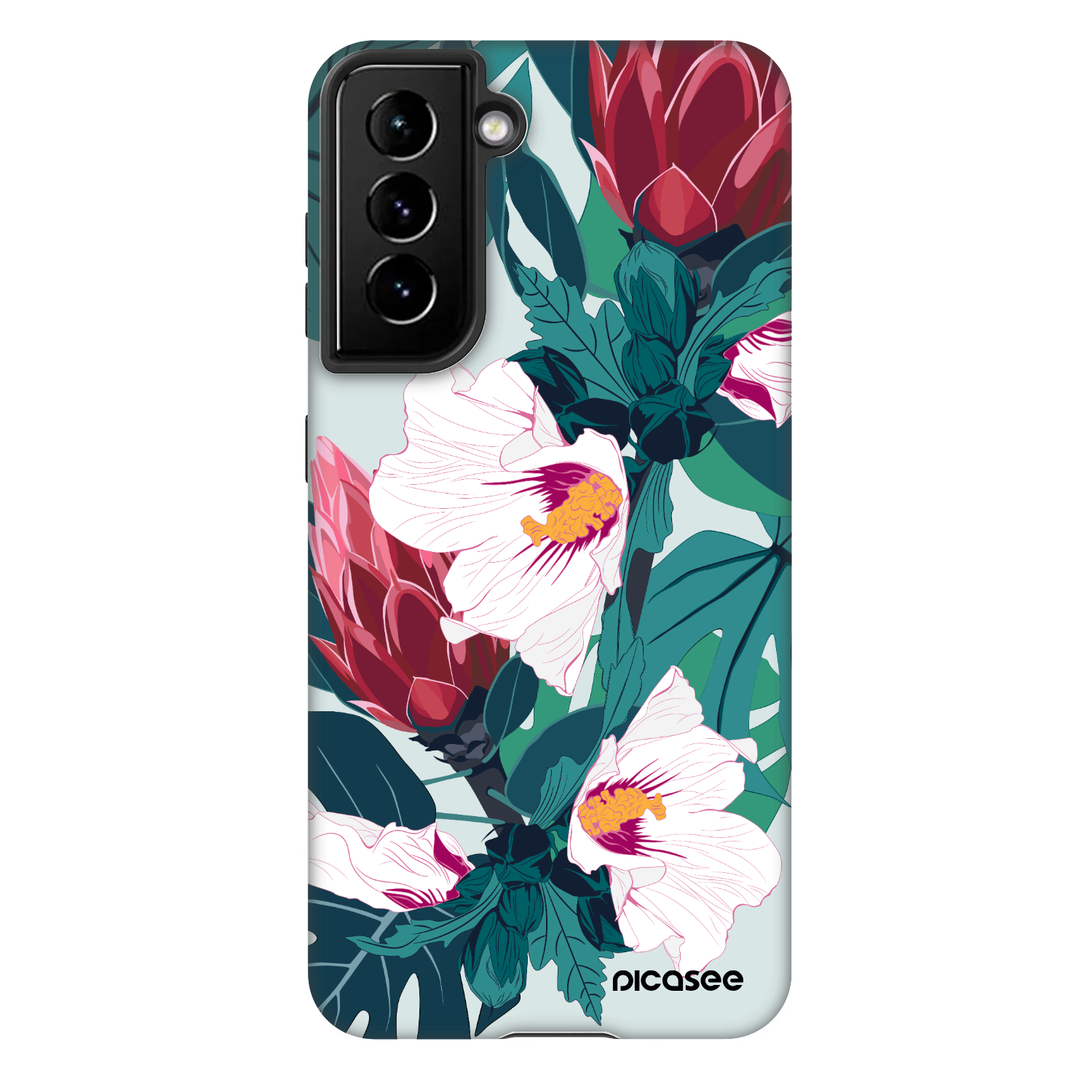 Picasee Fashion Case für Samsung Galaxy S21 5G G991B - Rhododendron