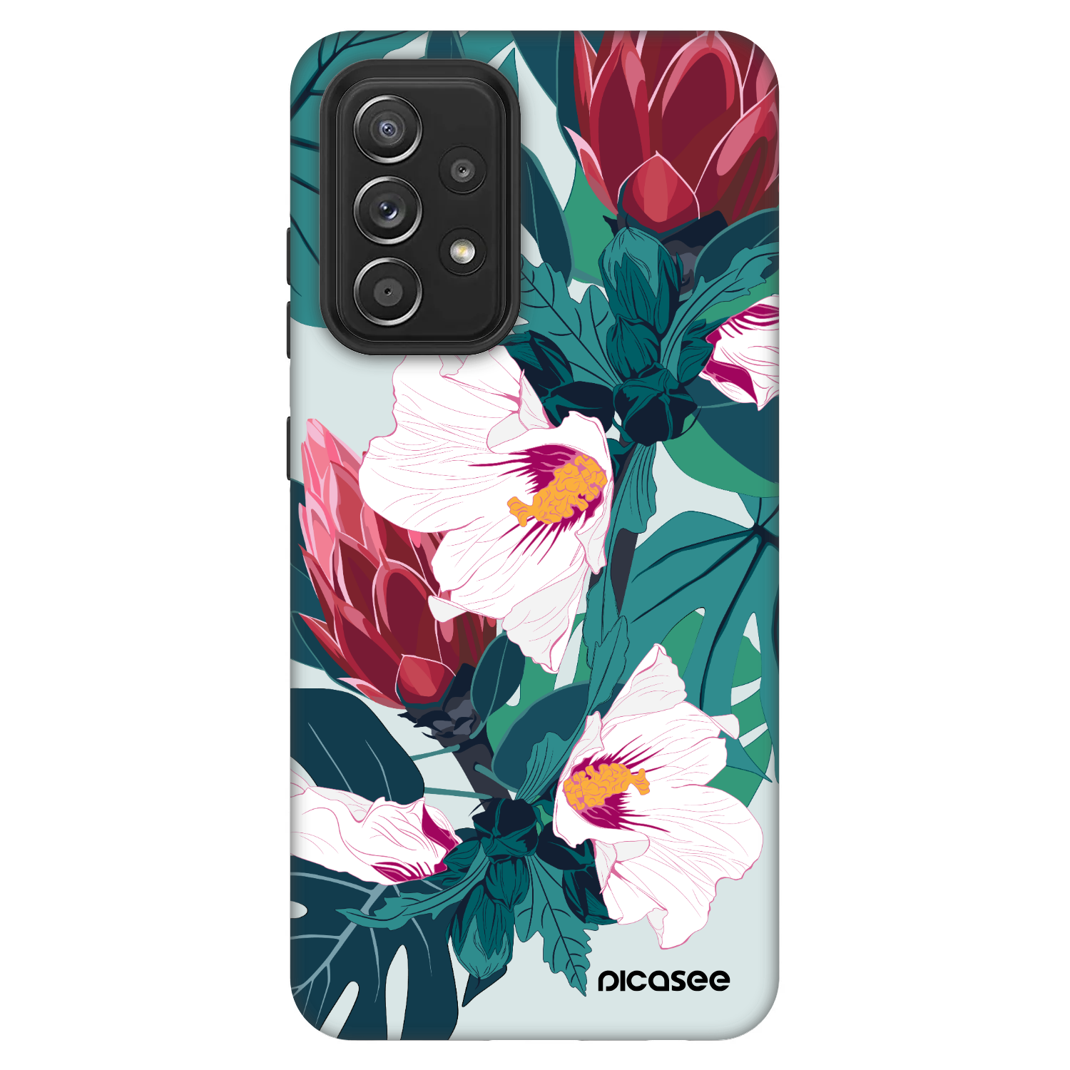 Picasee Fashion Case für Samsung Galaxy A52s 5G A528B - Rhododendron