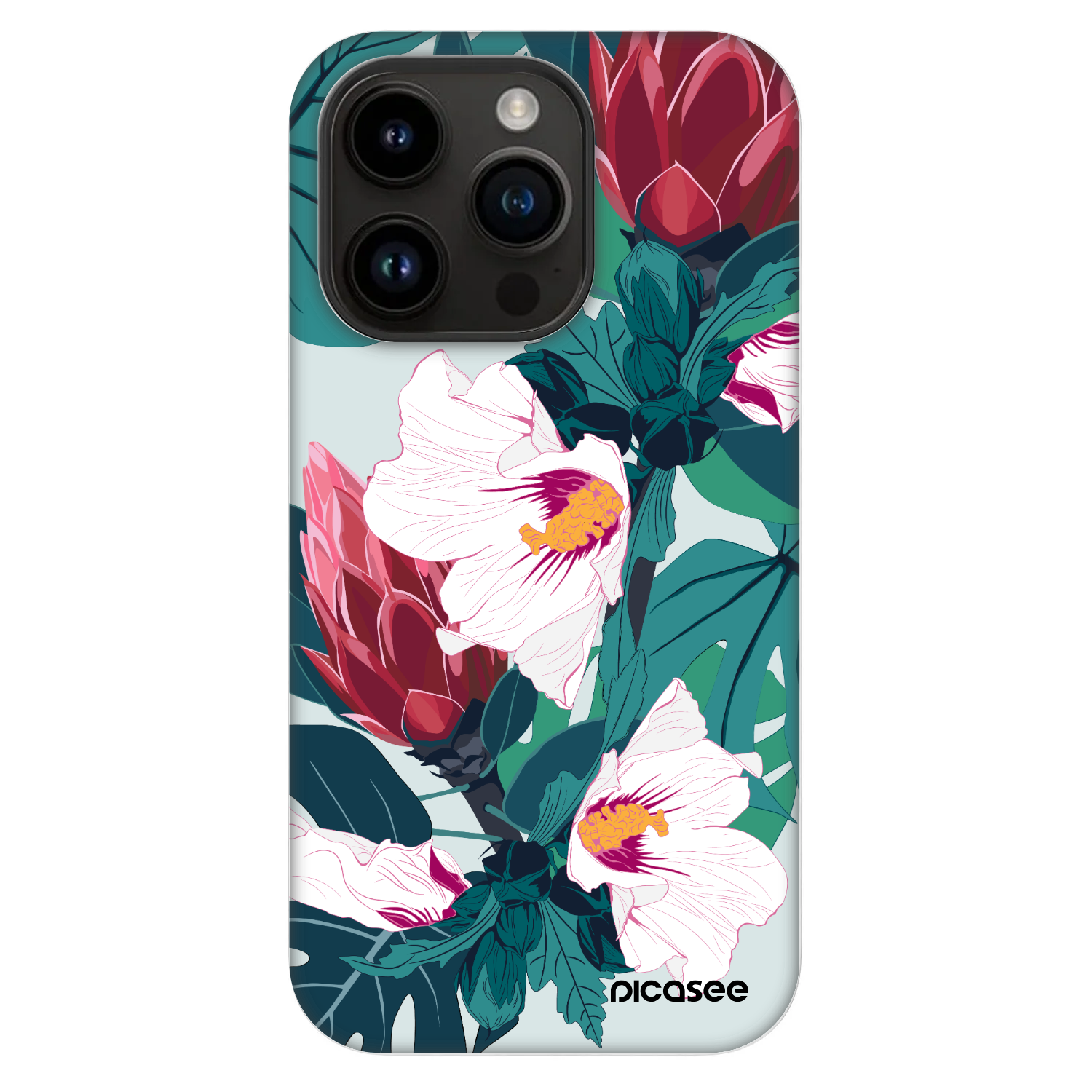 Picasee Fashion Case MagSafe für Apple iPhone 14 Pro - Rhododendron