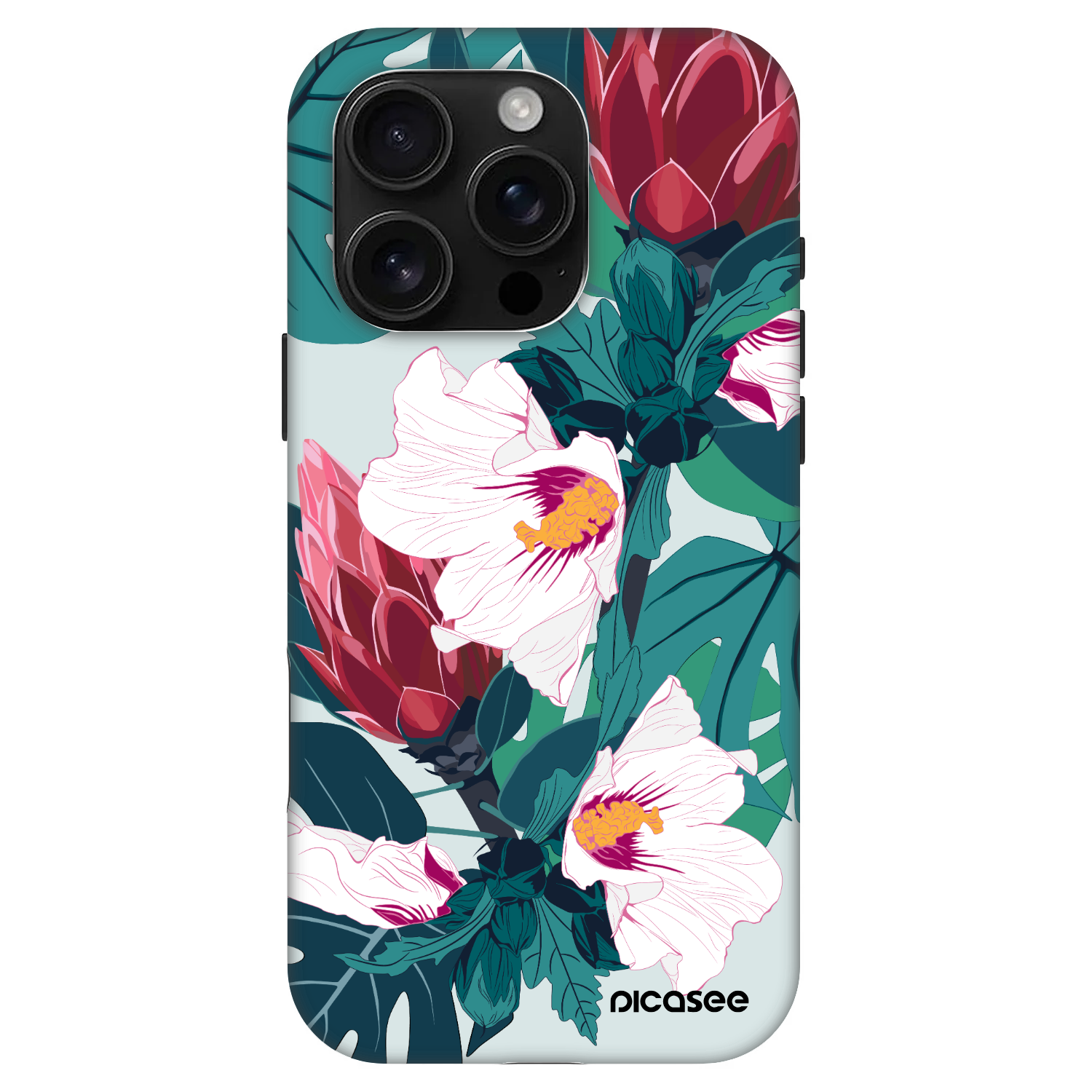 Picasee Fashion Case MagSafe für Apple iPhone 16 Pro - Rhododendron