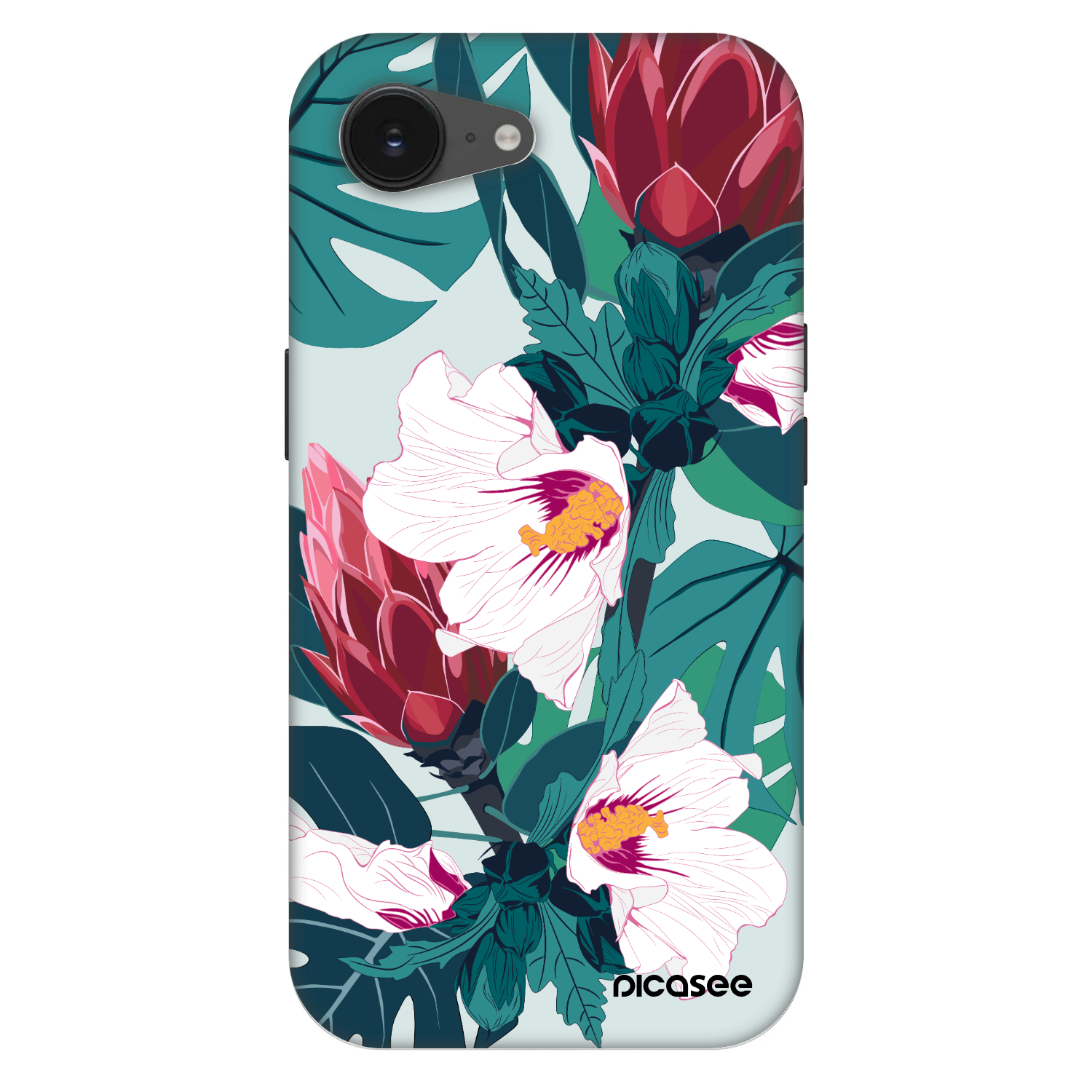 Picasee Fashion Case MagSafe für Apple iPhone 16e - Rhododendron
