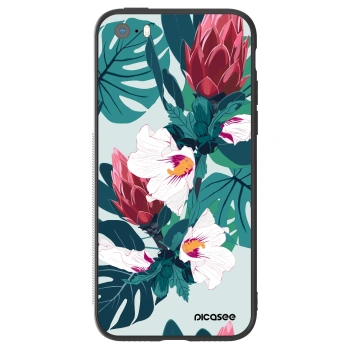 Hülle für Apple iPhone 5/5S/SE - Rhododendron