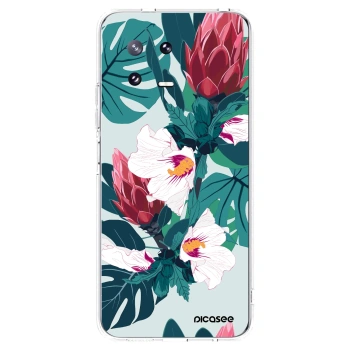 Picasee Xiaomi 13 Pro Hülle - Transparentes Silikon - Rhododendron