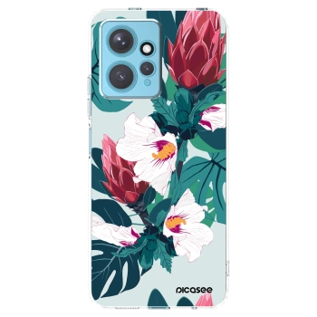 Picasee Xiaomi Redmi Note 12 4G Hülle - Transparentes Silikon - Rhododendron