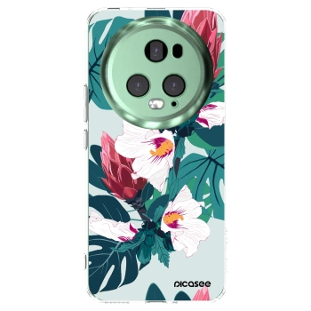 Picasee Honor Magic5 Pro Hülle - Transparentes Silikon - Rhododendron