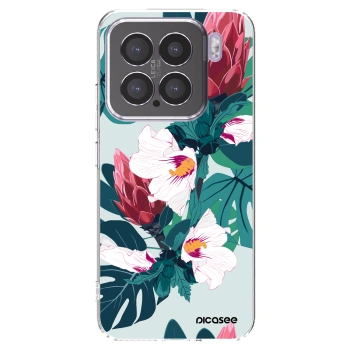 Picasee Xiaomi 15 Hülle - Transparentes Silikon - Rhododendron