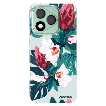 Picasee Honor 400 Lite 5G Hülle - Transparentes Silikon - Rhododendron
