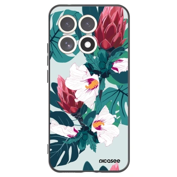 Picasee Xiaomi 15T Hülle - Schwarzes Silikon - Rhododendron