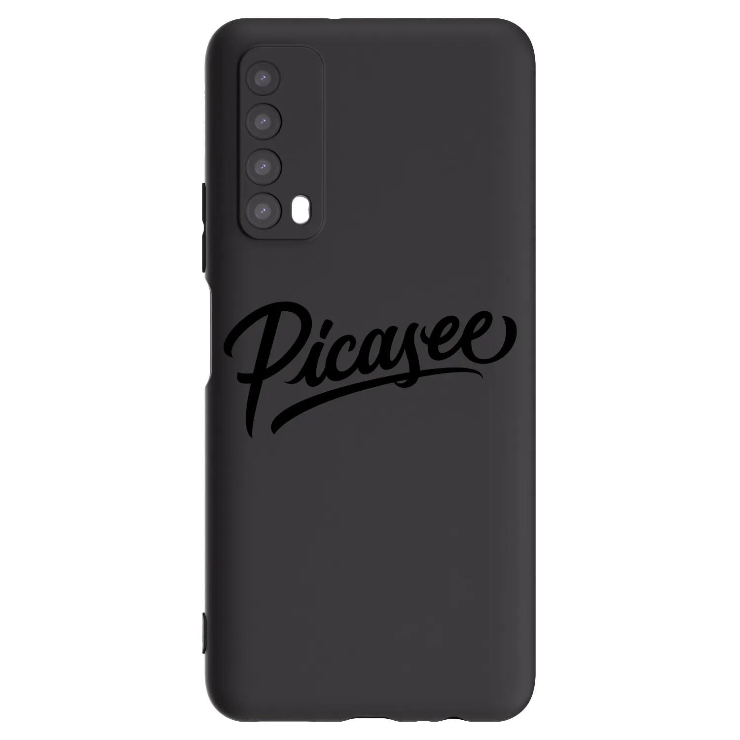 Picasee Huawei P Smart 2021 Hülle - Schwarzes Silikon - Picasee - old logo - black