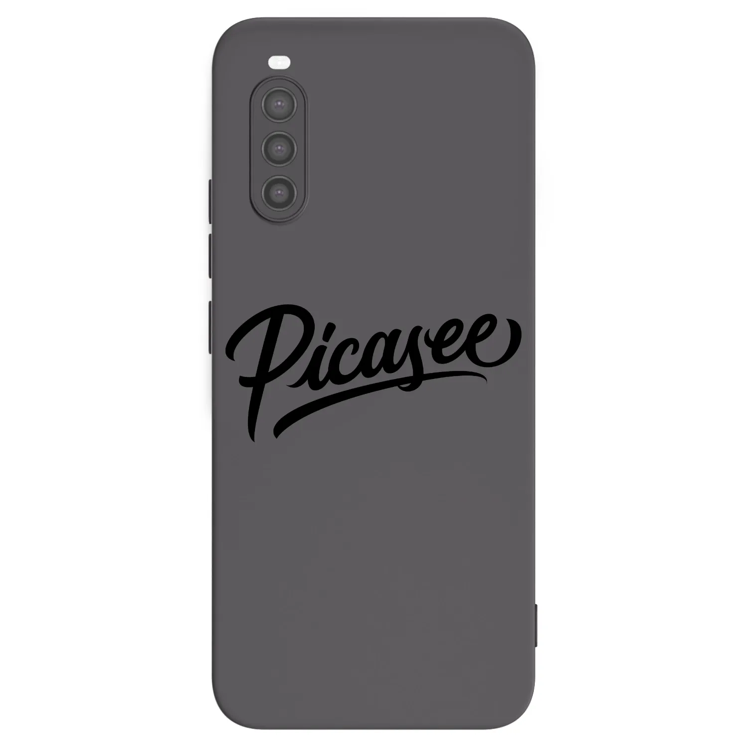 Picasee Sony Xperia 10 II Hülle - Schwarzes Silikon - Picasee - old logo - black