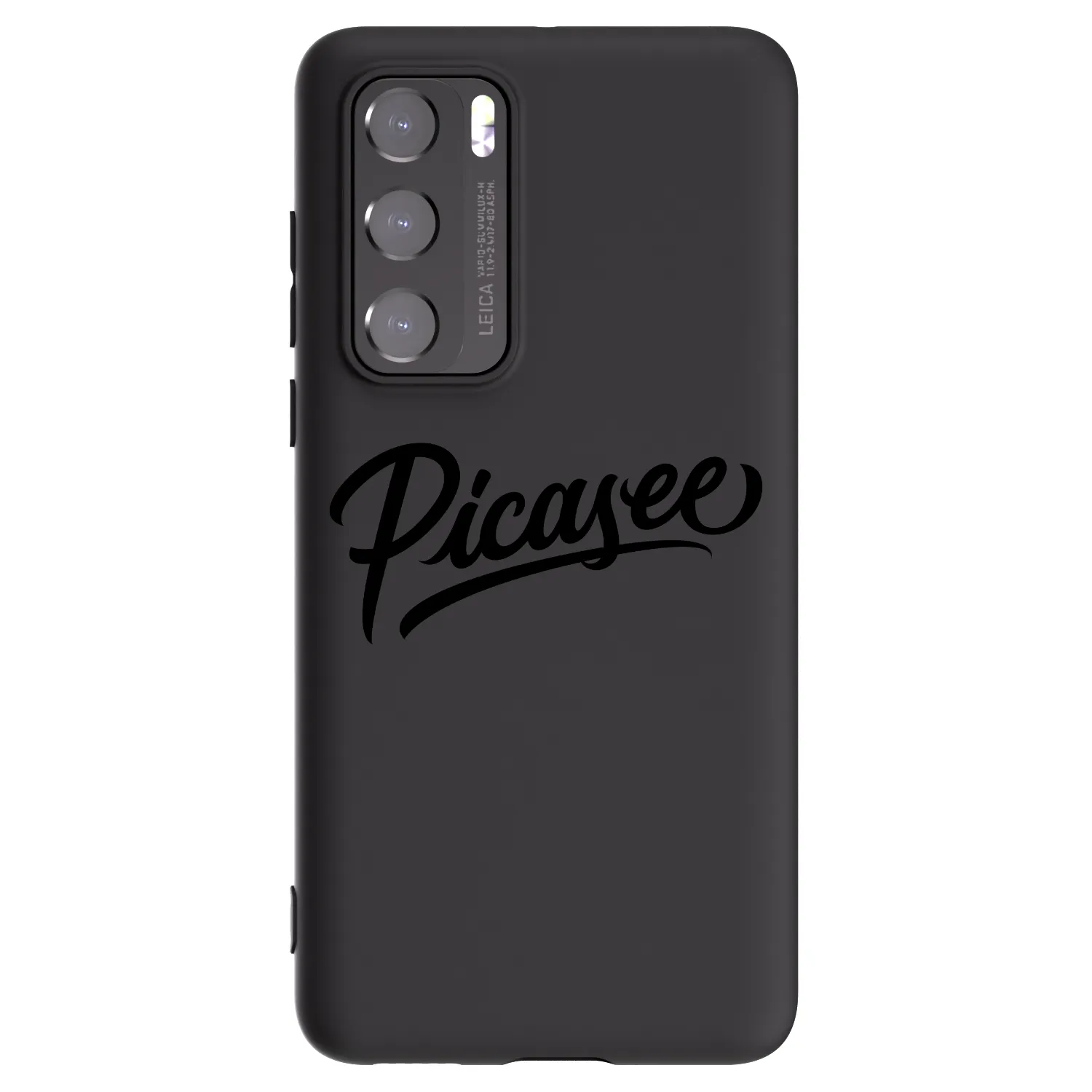Picasee Huawei P40 Hülle - Schwarzes Silikon - Picasee - old logo - black