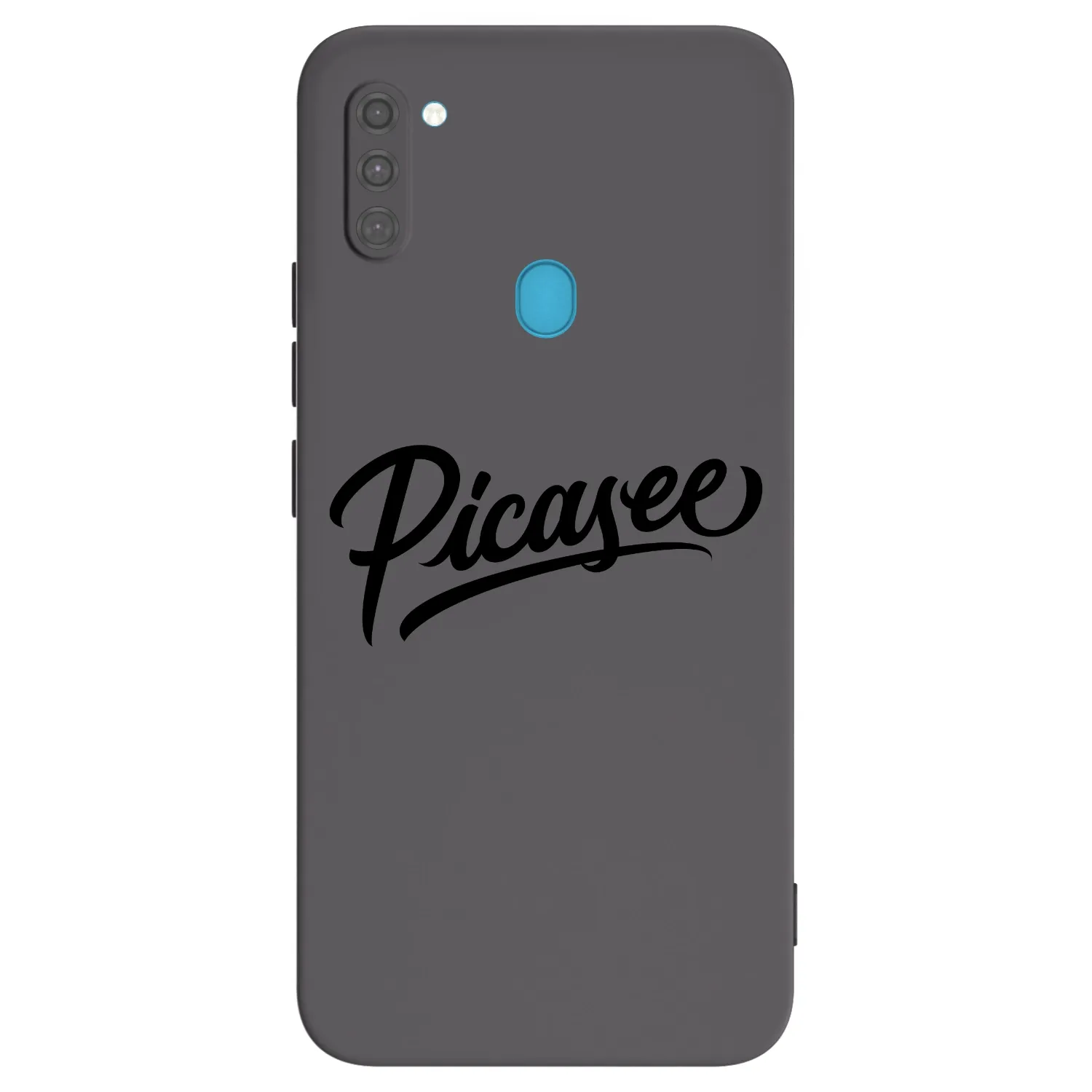 Picasee Samsung Galaxy M11 Hülle - Schwarzes Silikon - Picasee - old logo - black