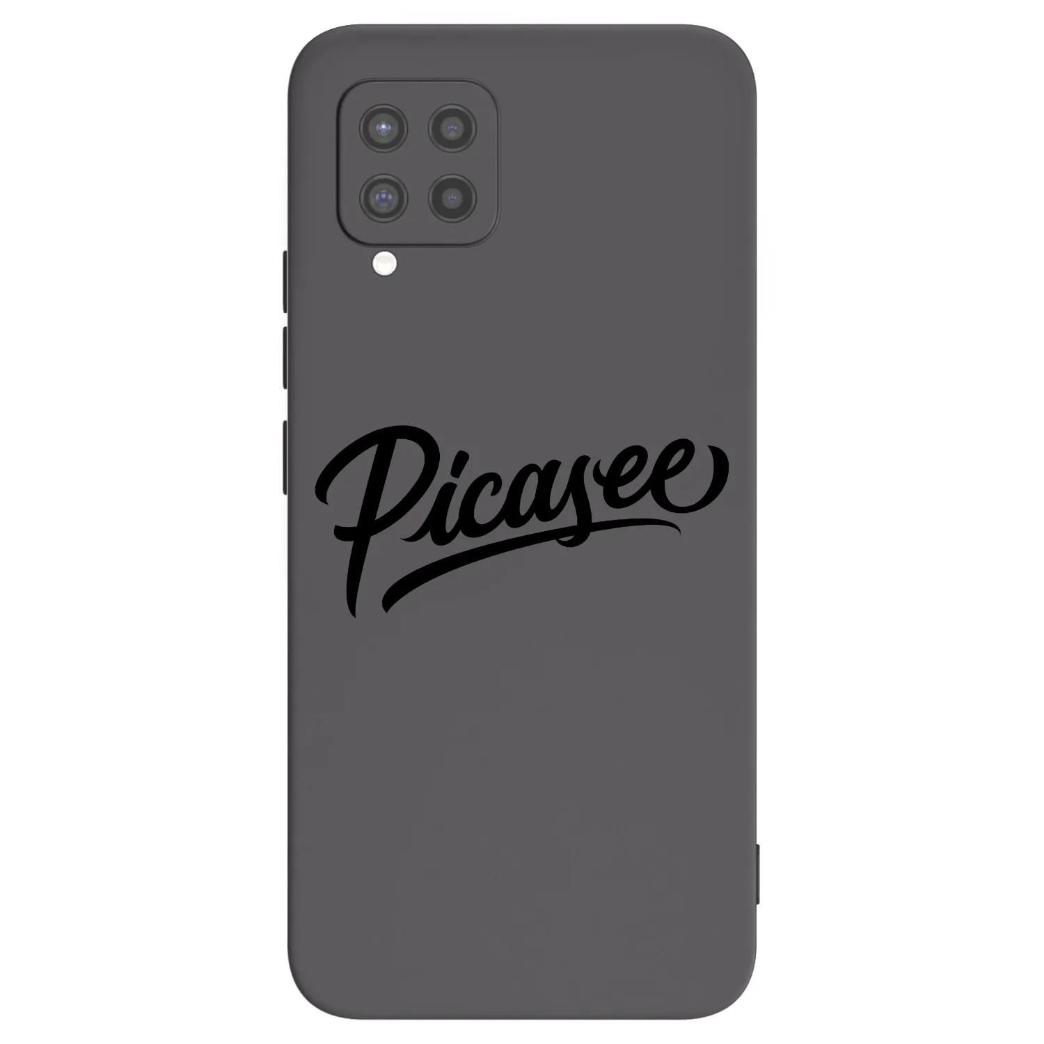 Picasee Samsung Galaxy A42 A426B Hülle - Schwarzes Silikon - Picasee - old logo - black