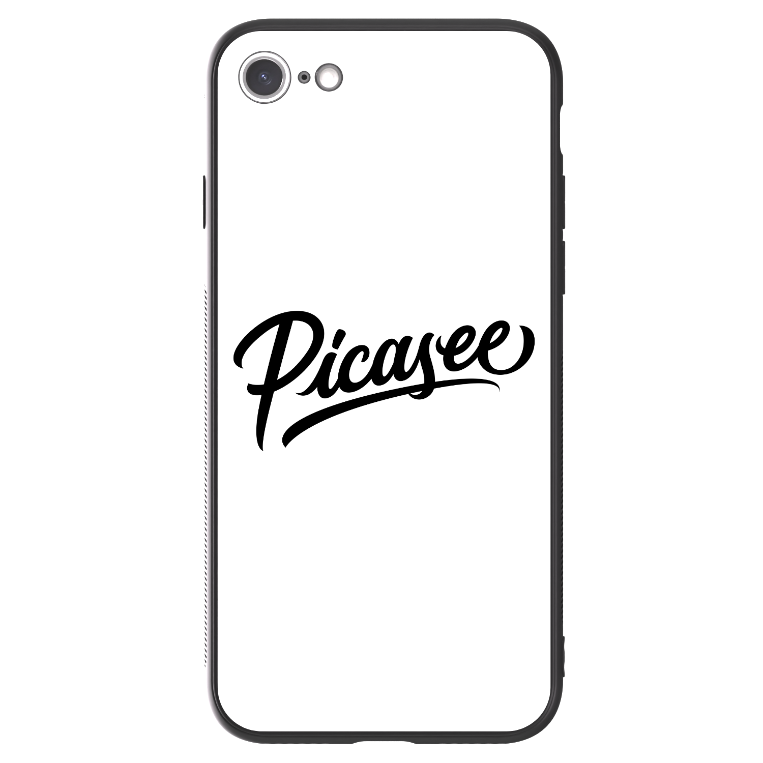 Picasee ULTIMATE CASE für Apple iPhone SE 2020 - Picasee - old logo - black
