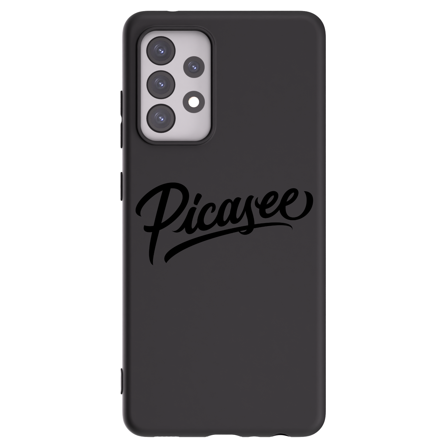 Picasee Samsung Galaxy A52s 5G A528B Hülle - Schwarzes Silikon - Picasee - old logo - black