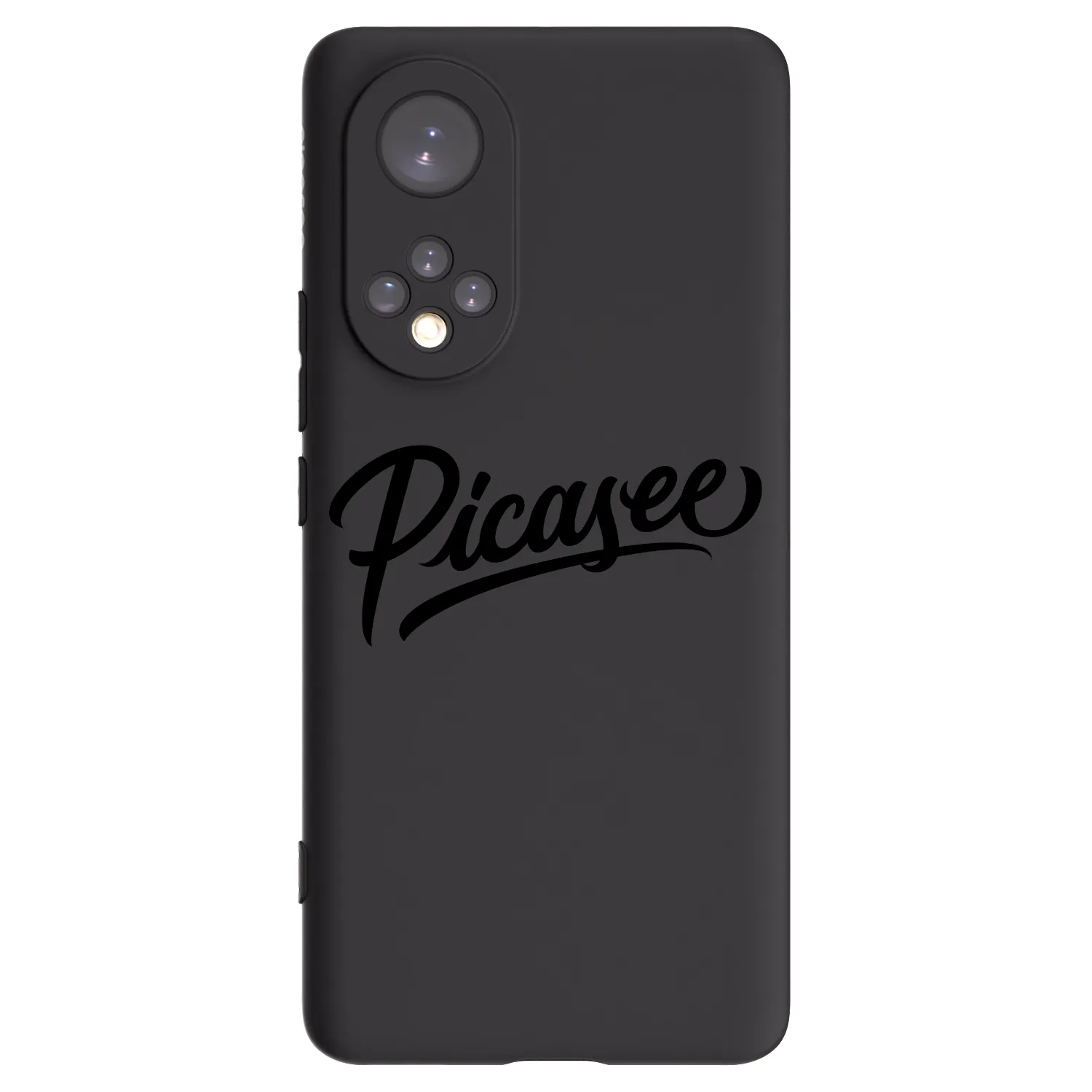 Picasee Huawei Nova 9 Hülle - Schwarzes Silikon - Picasee - old logo - black