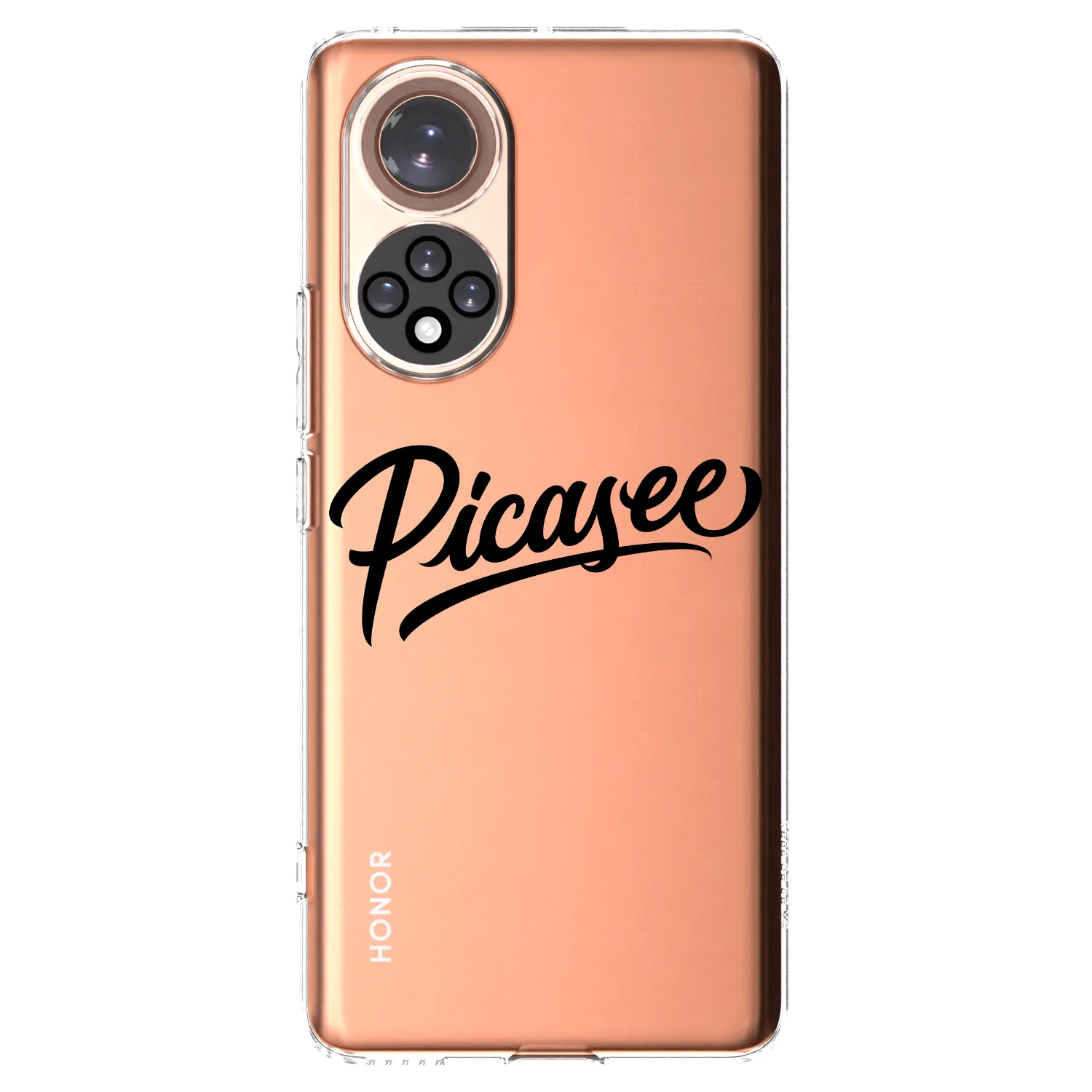 Picasee Huawei Nova 9 Hülle - Transparentes Silikon - Picasee - old logo - black
