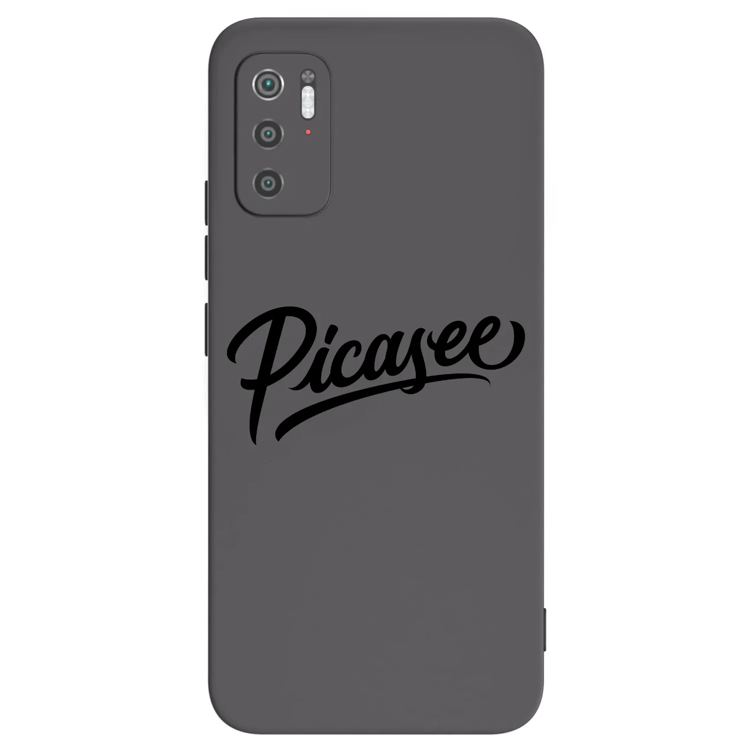 Picasee Xiaomi Poco M3 Pro 5G Hülle - Schwarzes Silikon - Picasee - old logo - black
