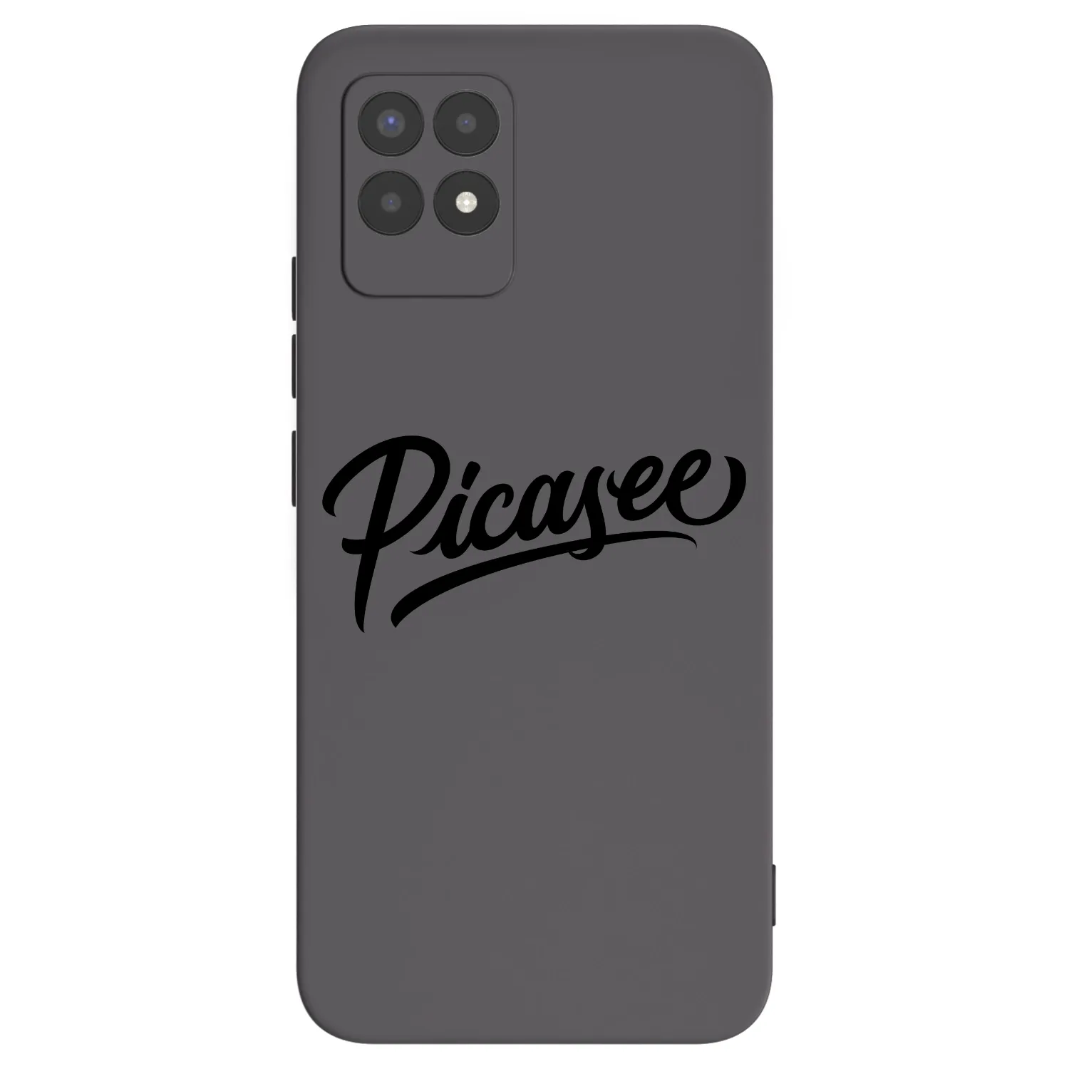 Picasee Realme 8i Hülle - Schwarzes Silikon - Picasee - old logo - black