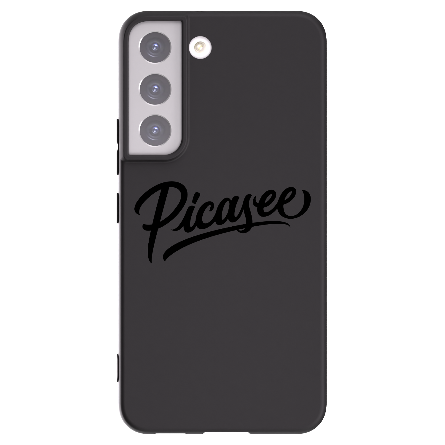 Picasee Samsung Galaxy S22 5G Hülle - Schwarzes Silikon - Picasee - old logo - black