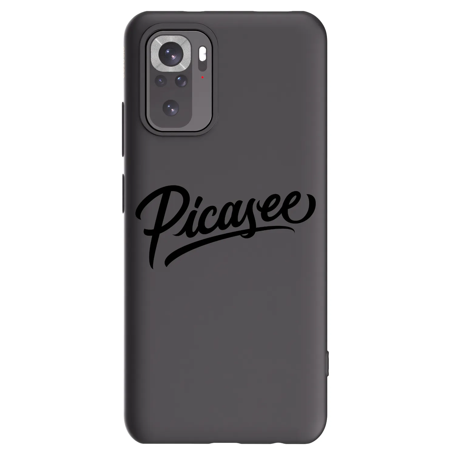 Picasee Xiaomi Redmi Note 11S 4G Hülle - Schwarzes Silikon - Picasee - old logo - black