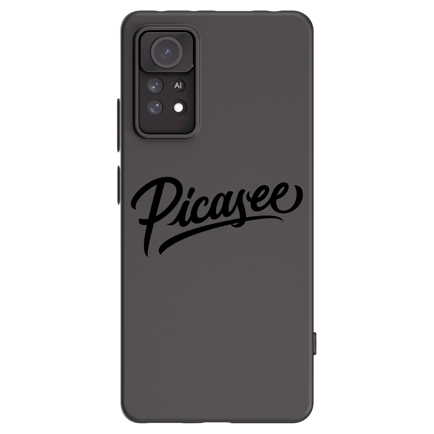 Picasee Xiaomi Redmi Note 11 Pro 5G Hülle - Schwarzes Silikon - Picasee - old logo - black