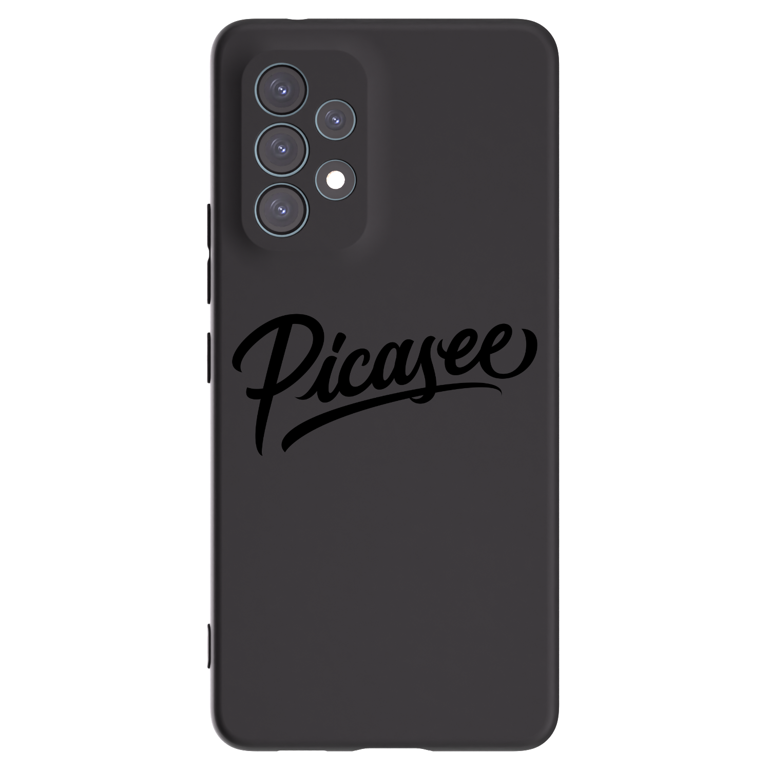 Picasee Samsung Galaxy A53 5G A536 Hülle - Schwarzes Silikon - Picasee - old logo - black