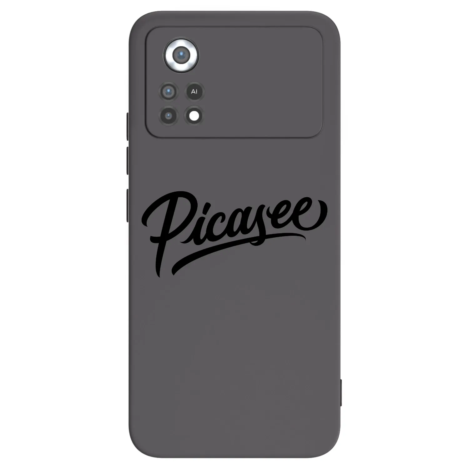 Picasee Xiaomi Poco X4 Pro 5G Hülle - Schwarzes Silikon - Picasee - old logo - black