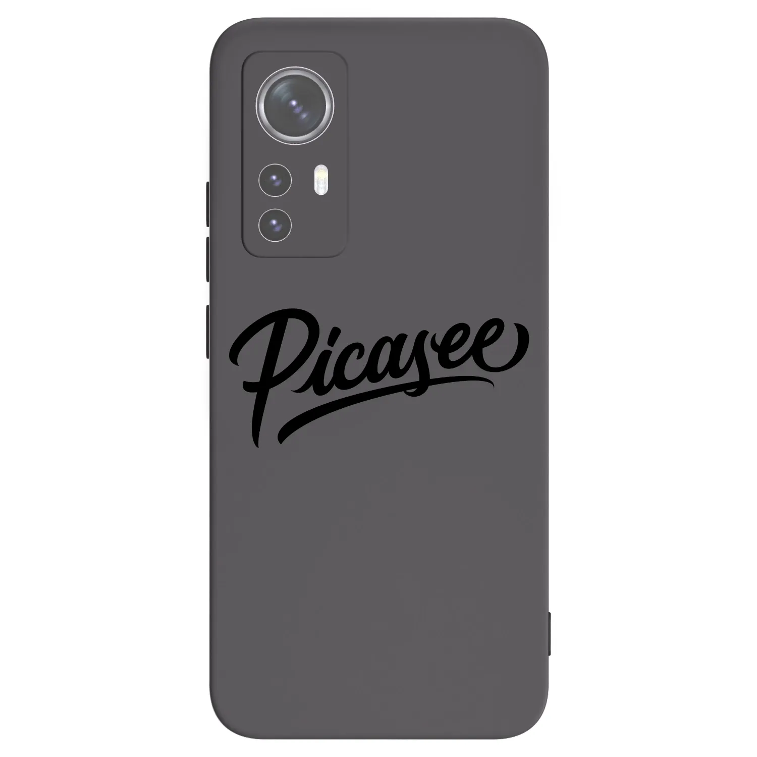 Picasee Xiaomi 12 Hülle - Schwarzes Silikon - Picasee - old logo - black