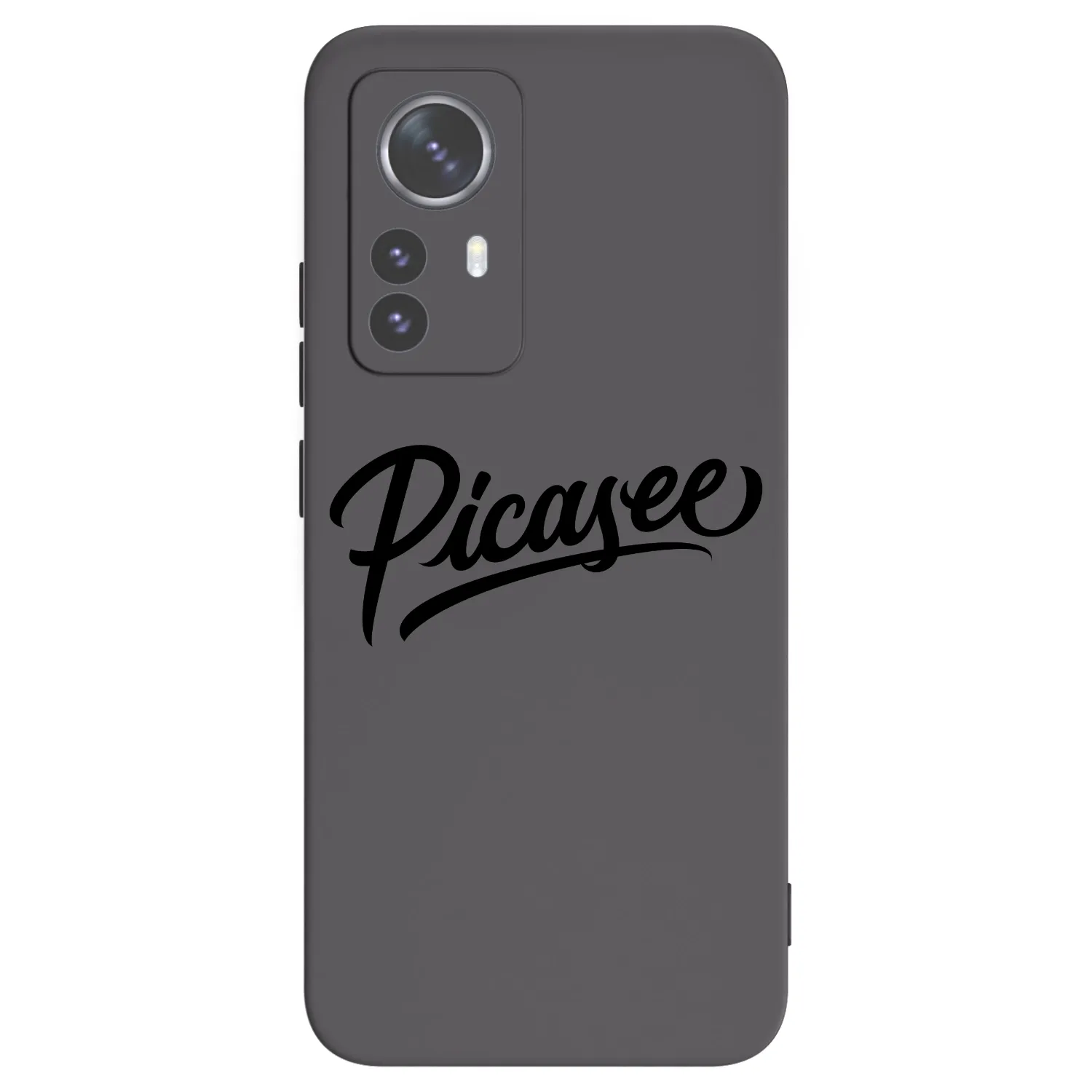 Picasee Xiaomi 12 Pro Hülle - Schwarzes Silikon - Picasee - old logo - black