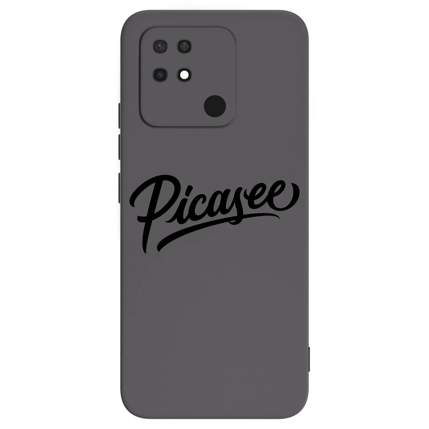 Picasee Xiaomi Redmi 10C Hülle - Schwarzes Silikon - Picasee - old logo - black