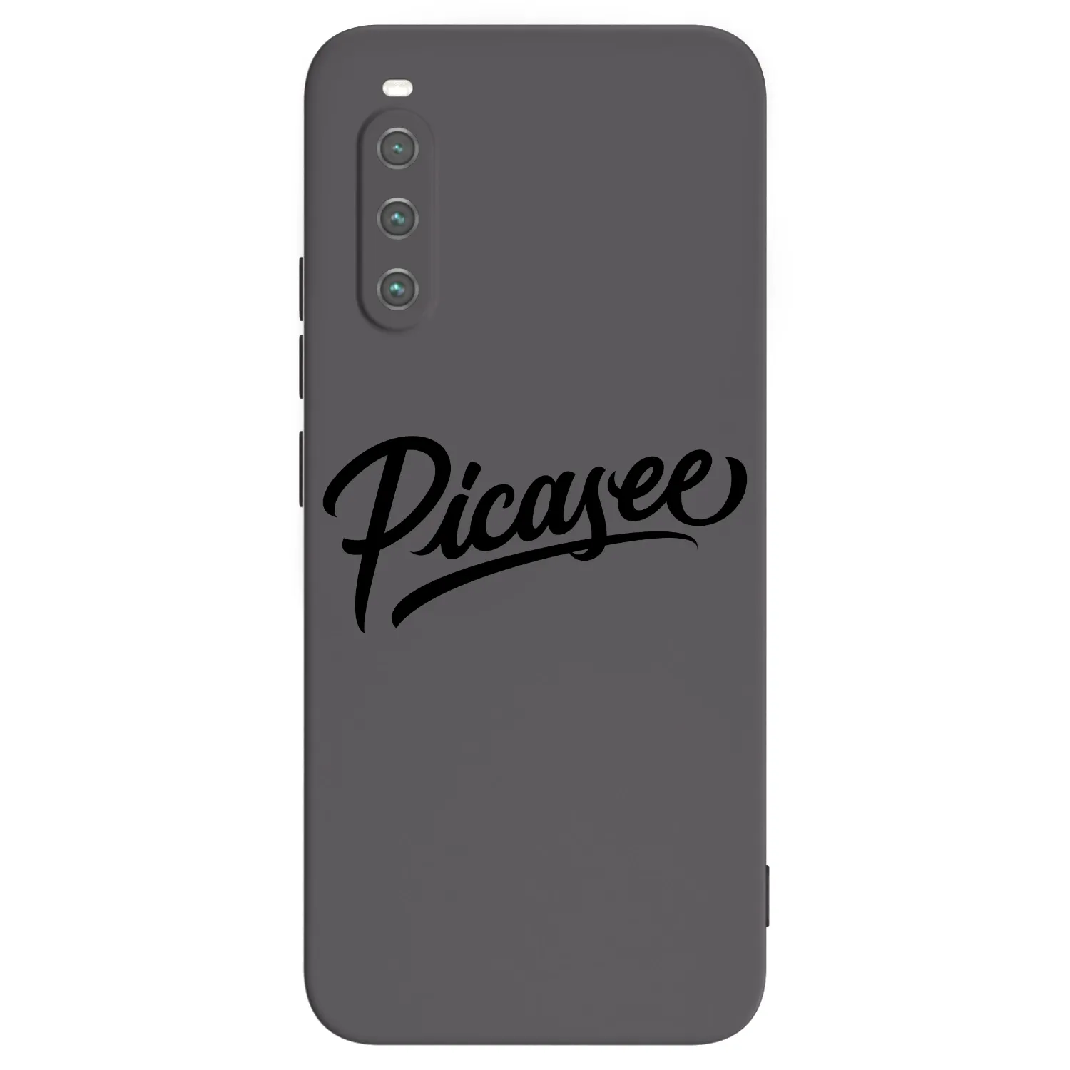 Picasee Sony Xperia 10 IV 5G Hülle - Schwarzes Silikon - Picasee - old logo - black