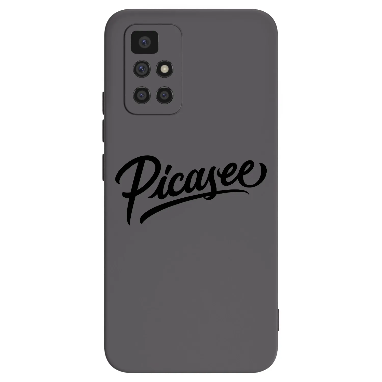 Picasee Xiaomi Redmi 10 (2022) Hülle - Schwarzes Silikon - Picasee - old logo - black
