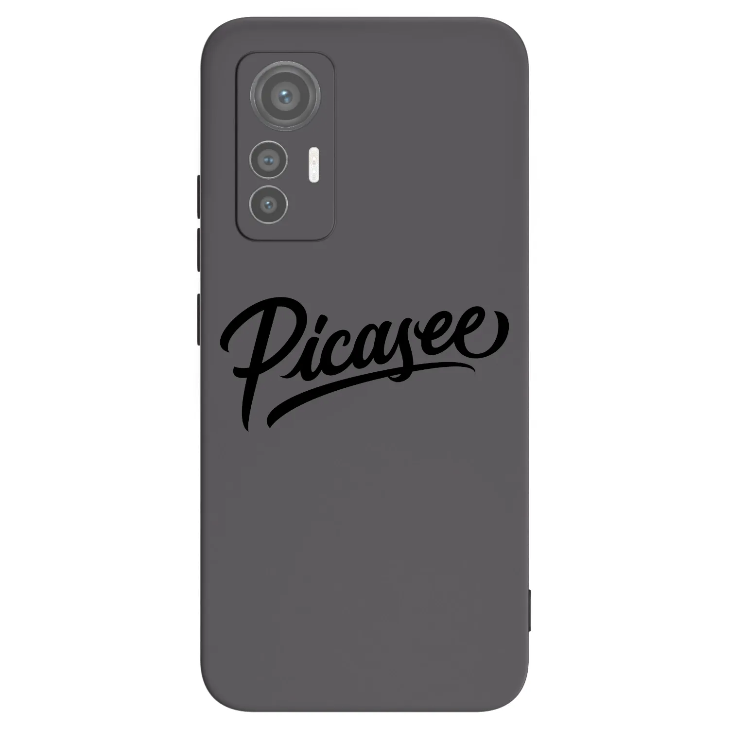 Picasee Xiaomi 12 Lite Hülle - Schwarzes Silikon - Picasee - old logo - black