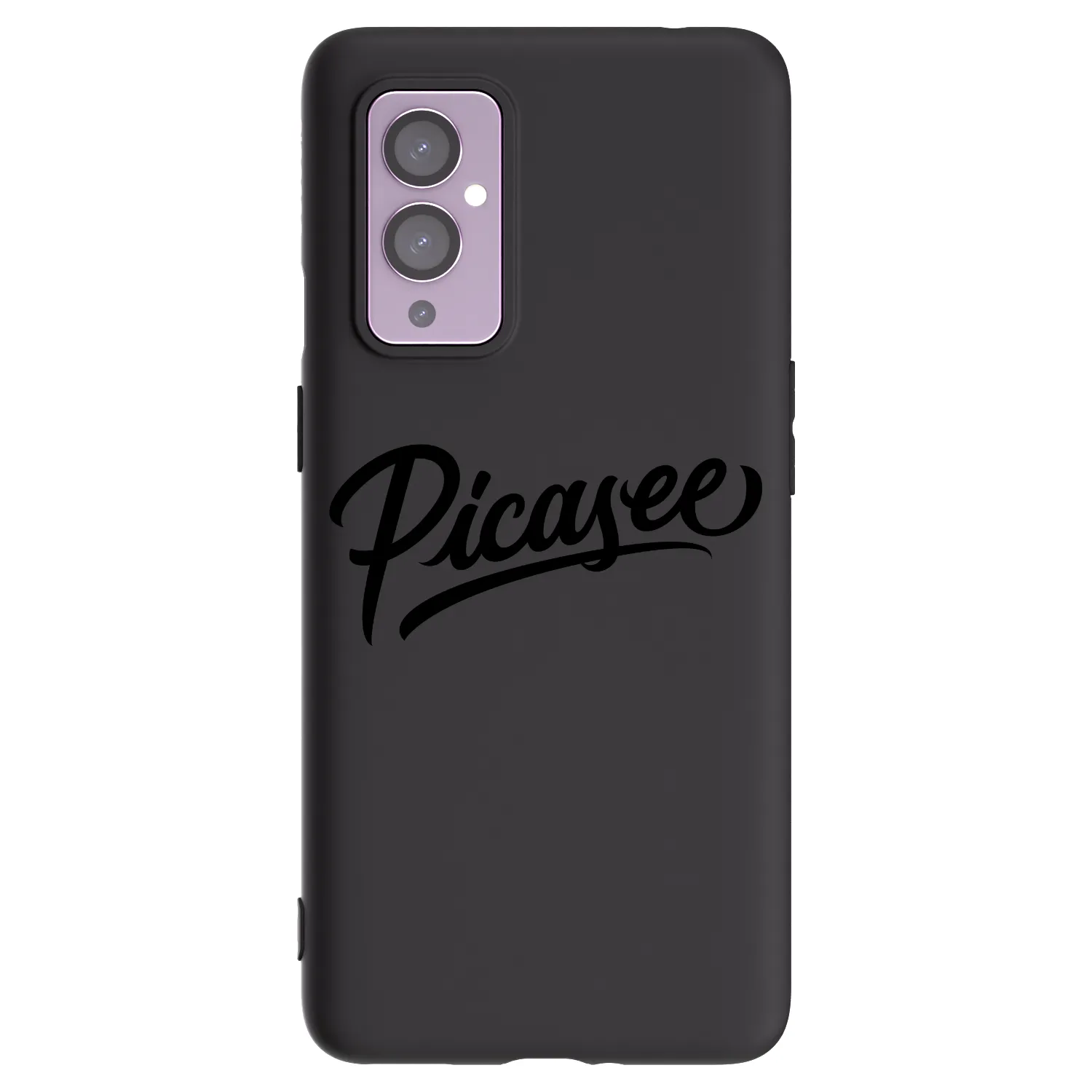 Picasee OnePlus 9 Hülle - Schwarzes Silikon - Picasee - old logo - black