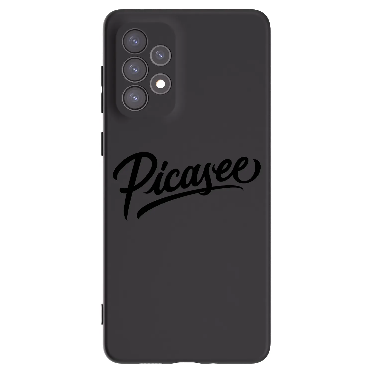 Picasee Samsung Galaxy A73 5G Hülle - Schwarzes Silikon - Picasee - old logo - black