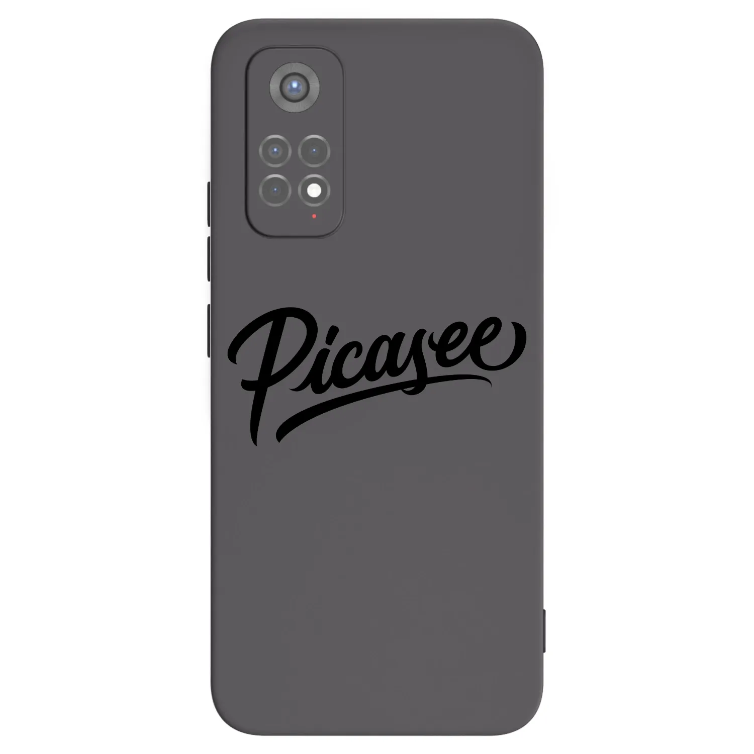 Picasee Xiaomi Redmi Note 11S 5G Hülle - Schwarzes Silikon - Picasee - old logo - black