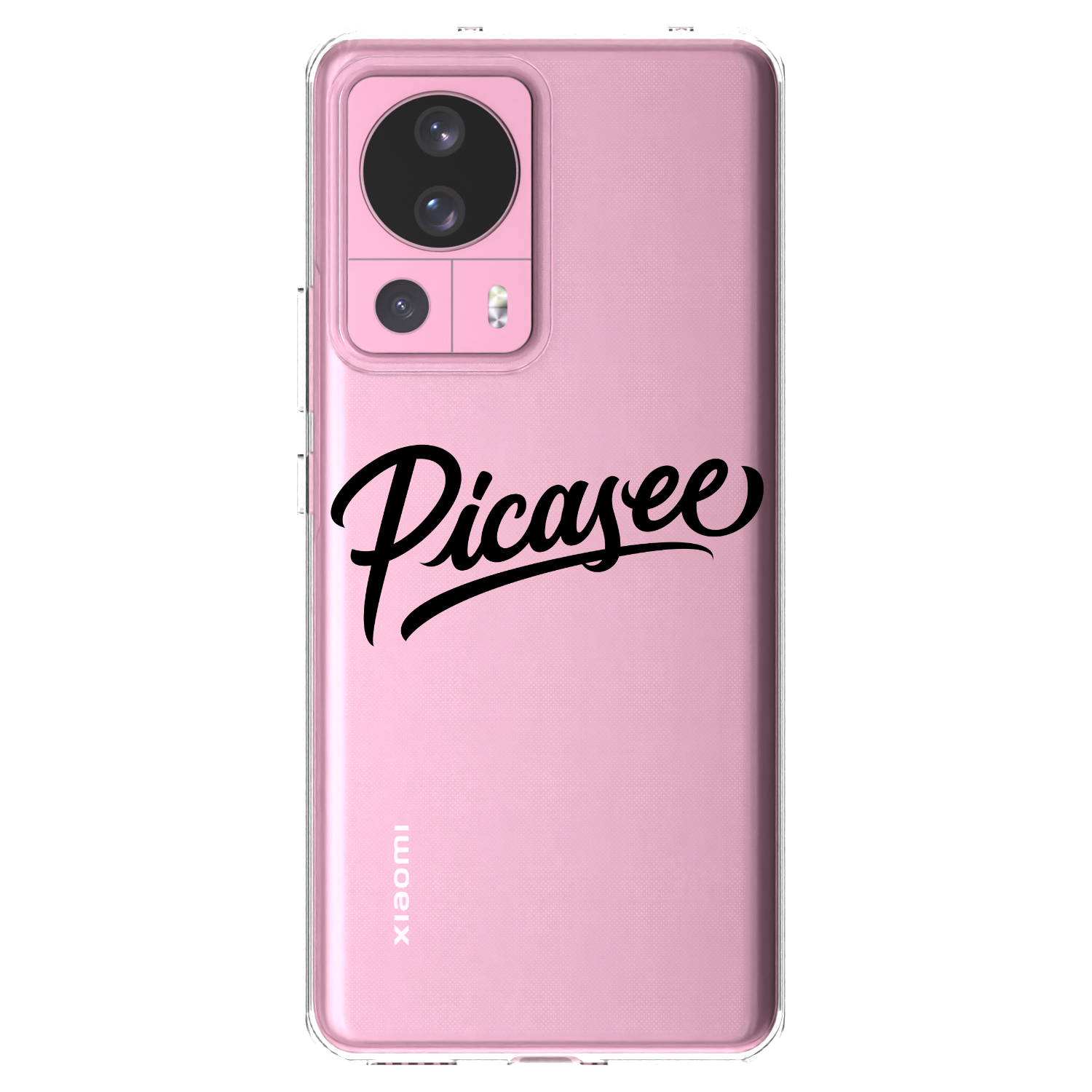 Picasee Xiaomi 13 Lite Hülle - Transparentes Silikon - Picasee - old logo - black