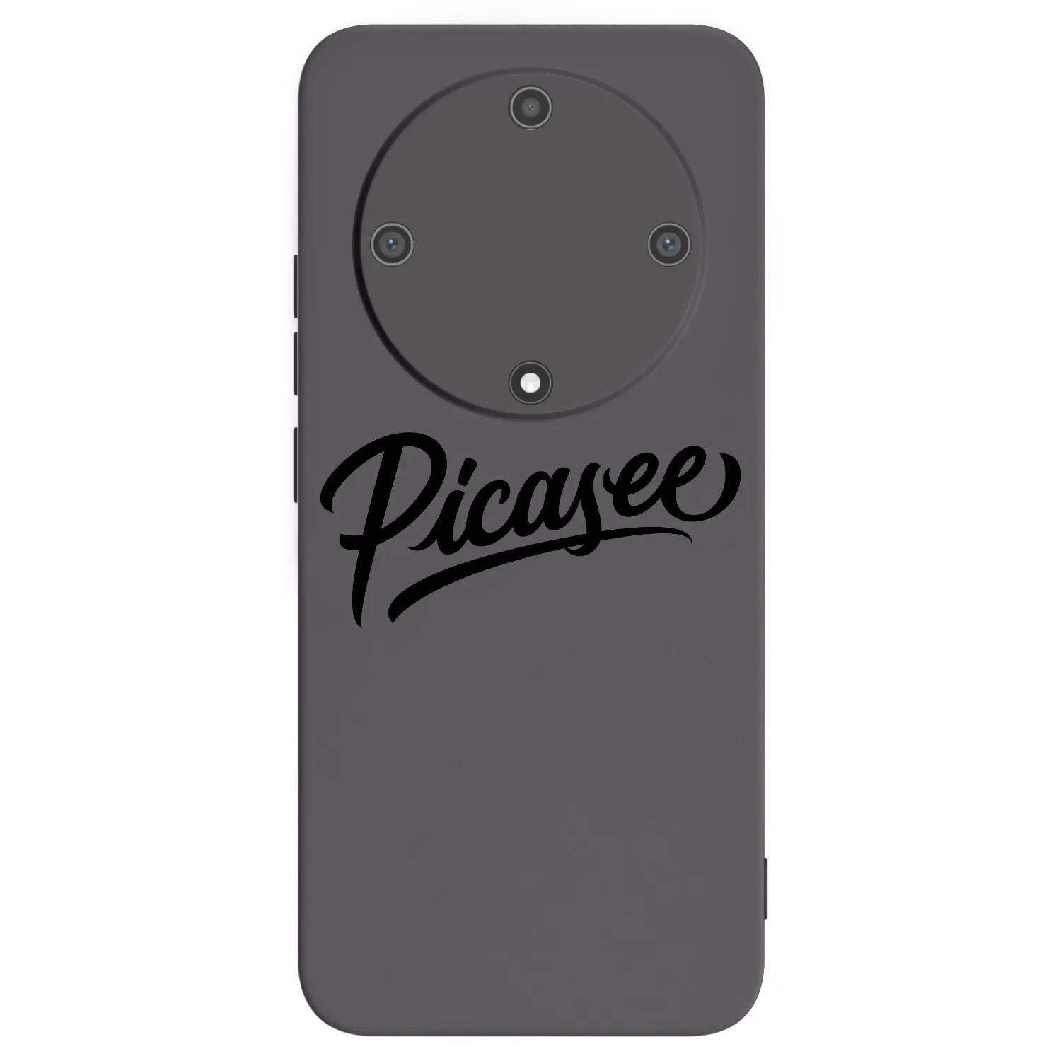 Picasee Honor Magic5 Lite 5G Hülle - Schwarzes Silikon - Picasee - old logo - black