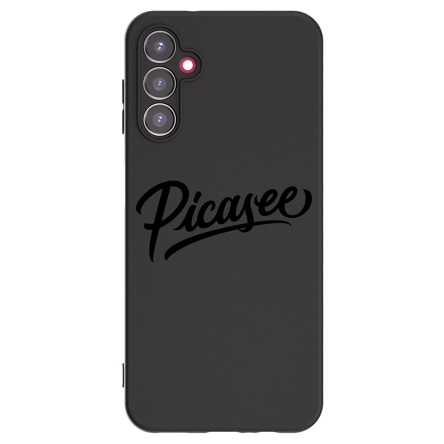 Picasee Samsung Galaxy A14 4G A145R Hülle - Schwarzes Silikon - Picasee - old logo - black