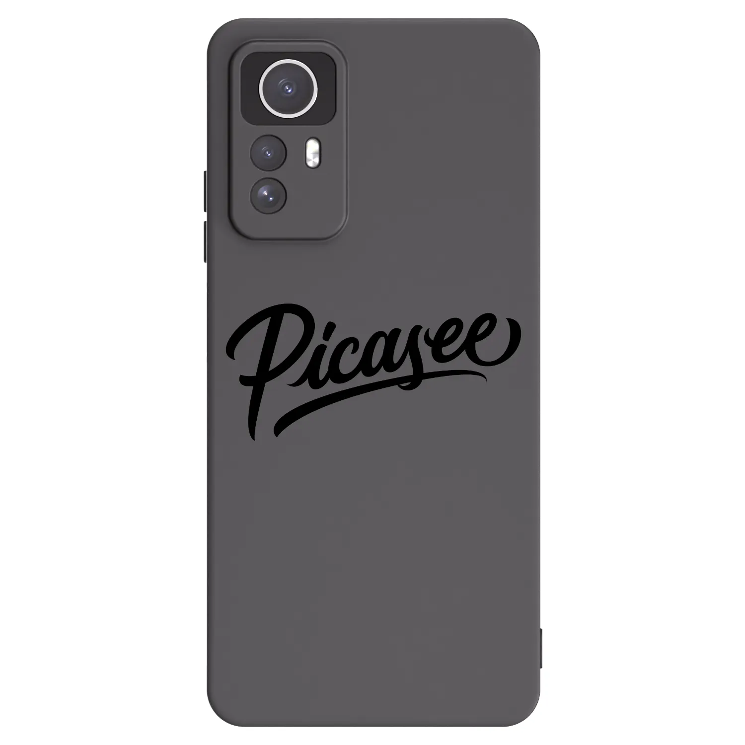 Picasee Xiaomi Redmi Note 12S Hülle - Schwarzes Silikon - Picasee - old logo - black