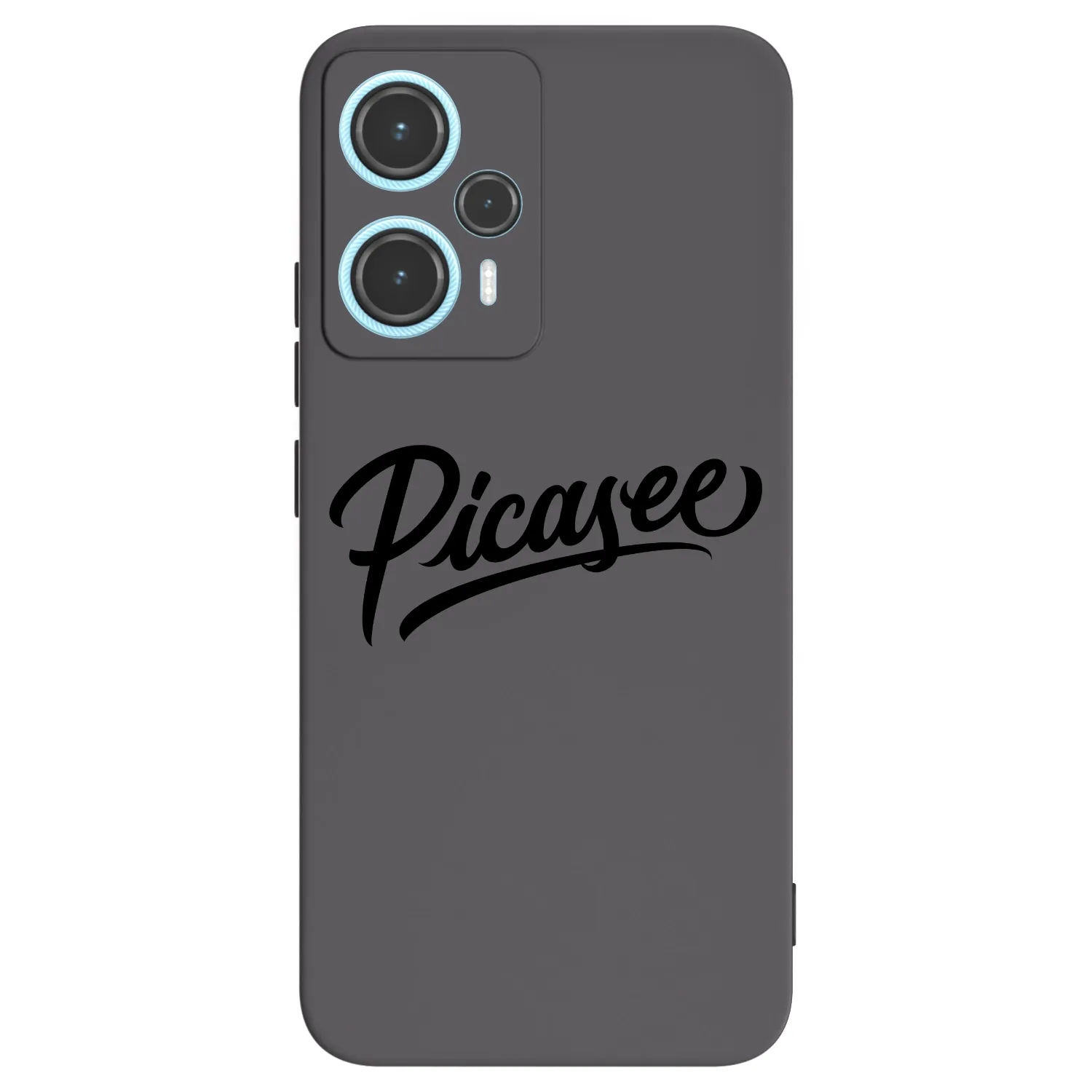 Picasee Xiaomi Poco F5 Hülle - Schwarzes Silikon - Picasee - old logo - black