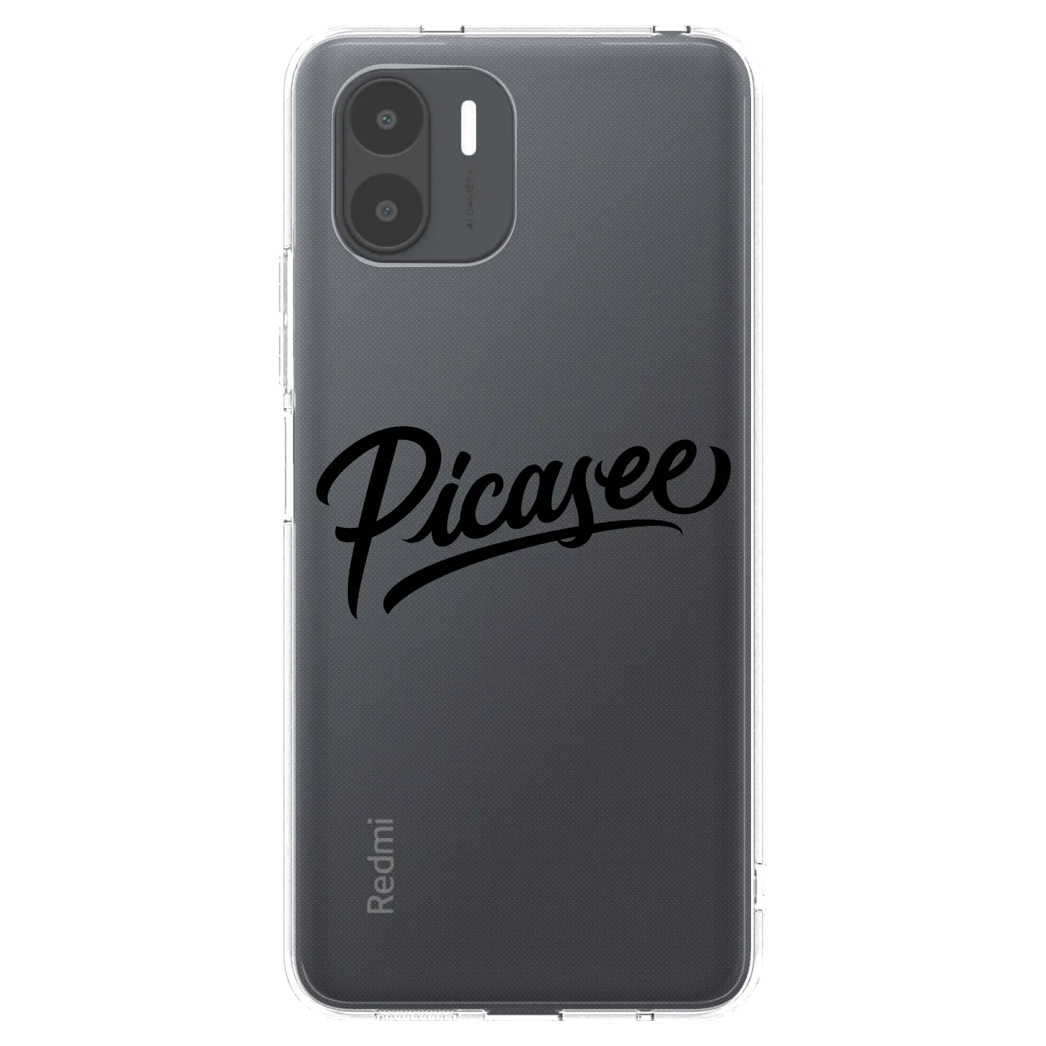 Picasee Xiaomi Redmi A2 Hülle - Transparentes Silikon - Picasee - old logo - black