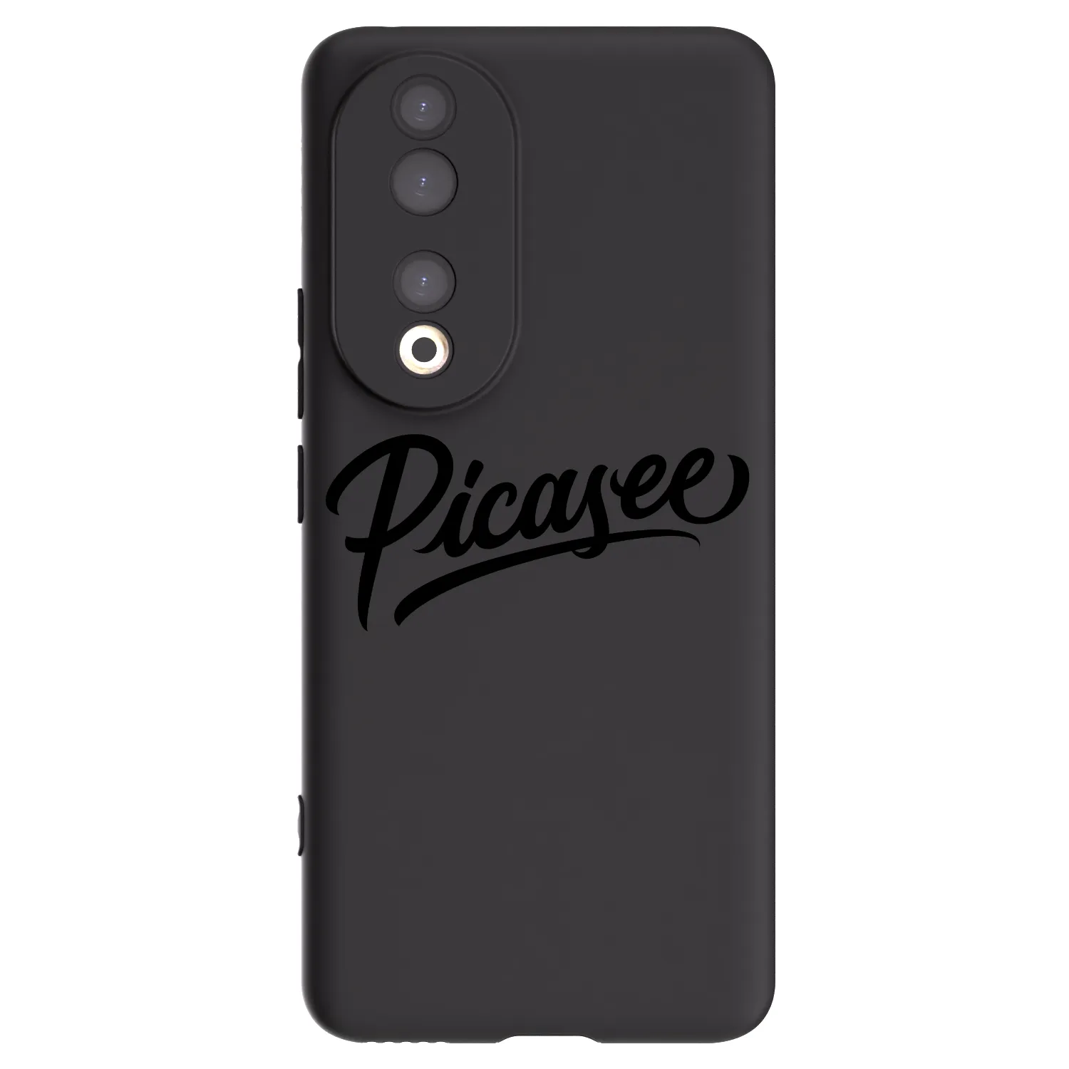 Picasee Honor 90 5G Hülle - Schwarzes Silikon - Picasee - old logo - black