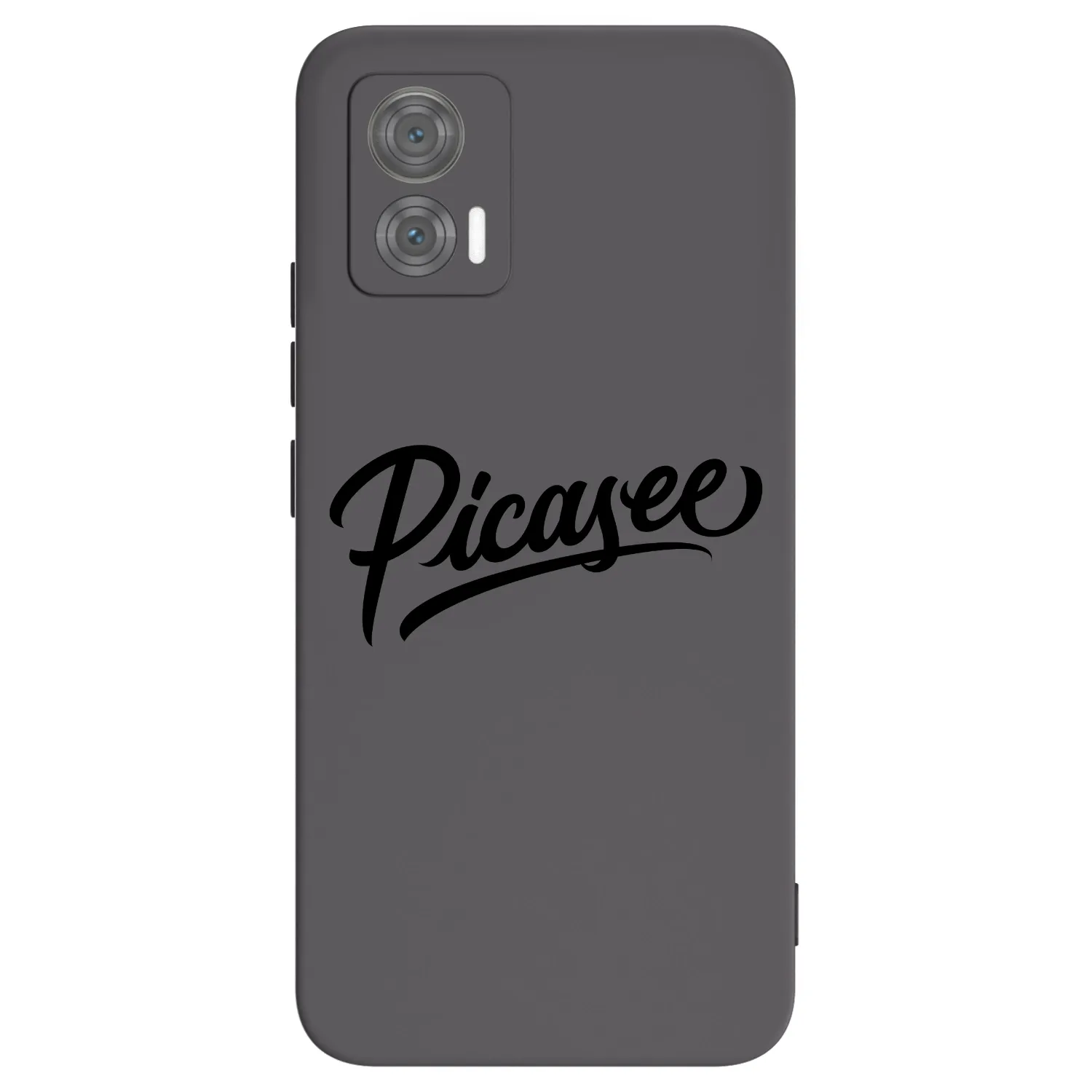 Picasee Motorola Edge 30 Neo Hülle - Schwarzes Silikon - Picasee - old logo - black