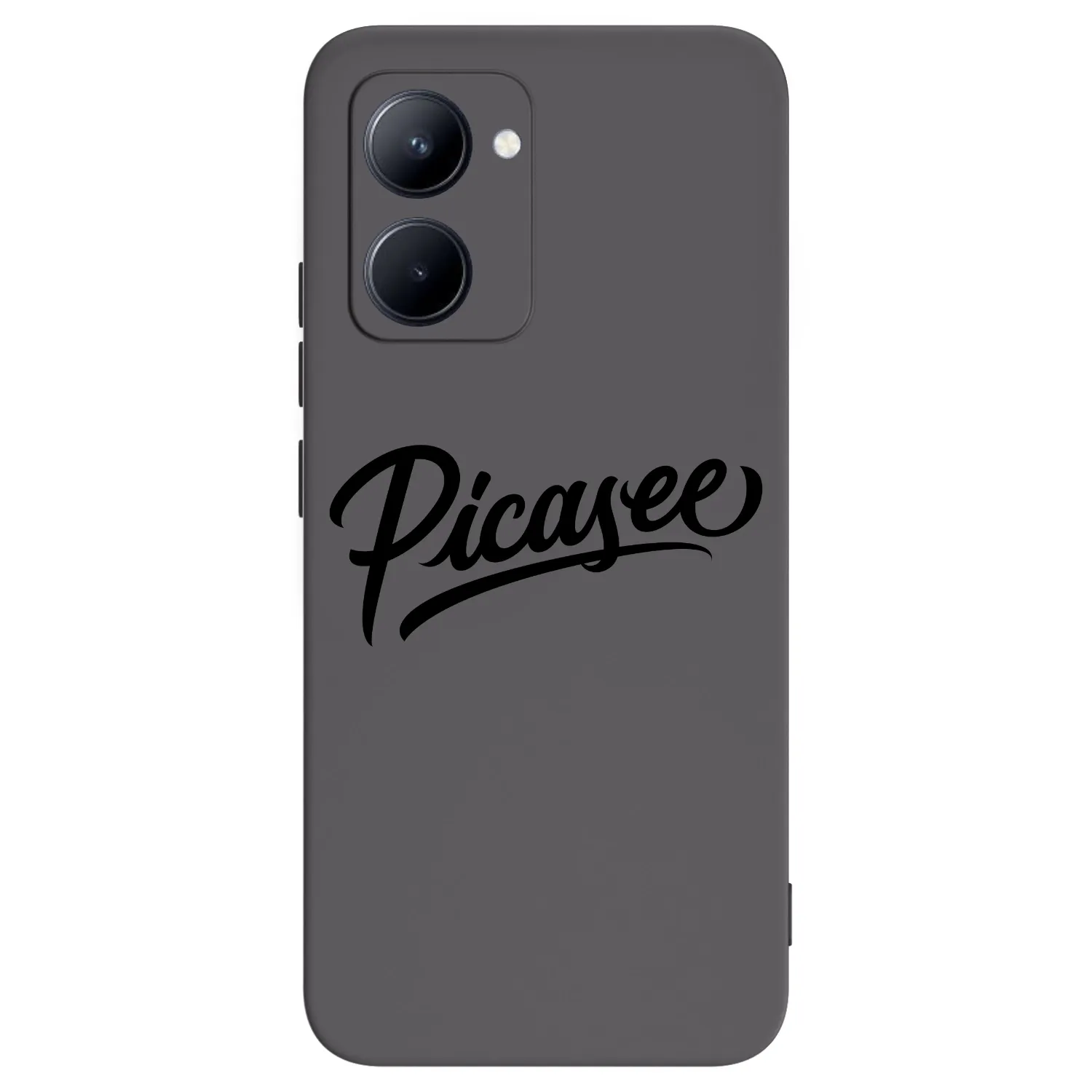 Picasee Realme C33 (2023) Hülle - Schwarzes Silikon - Picasee - old logo - black