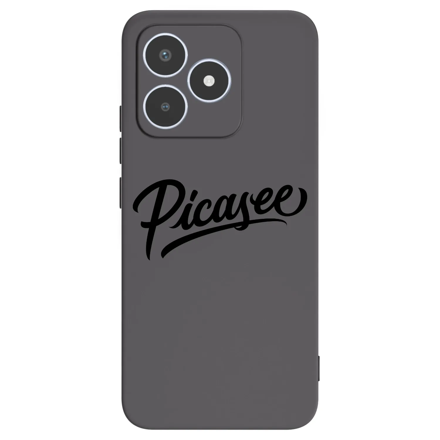 Picasee Realme C53 Hülle - Schwarzes Silikon - Picasee - old logo - black