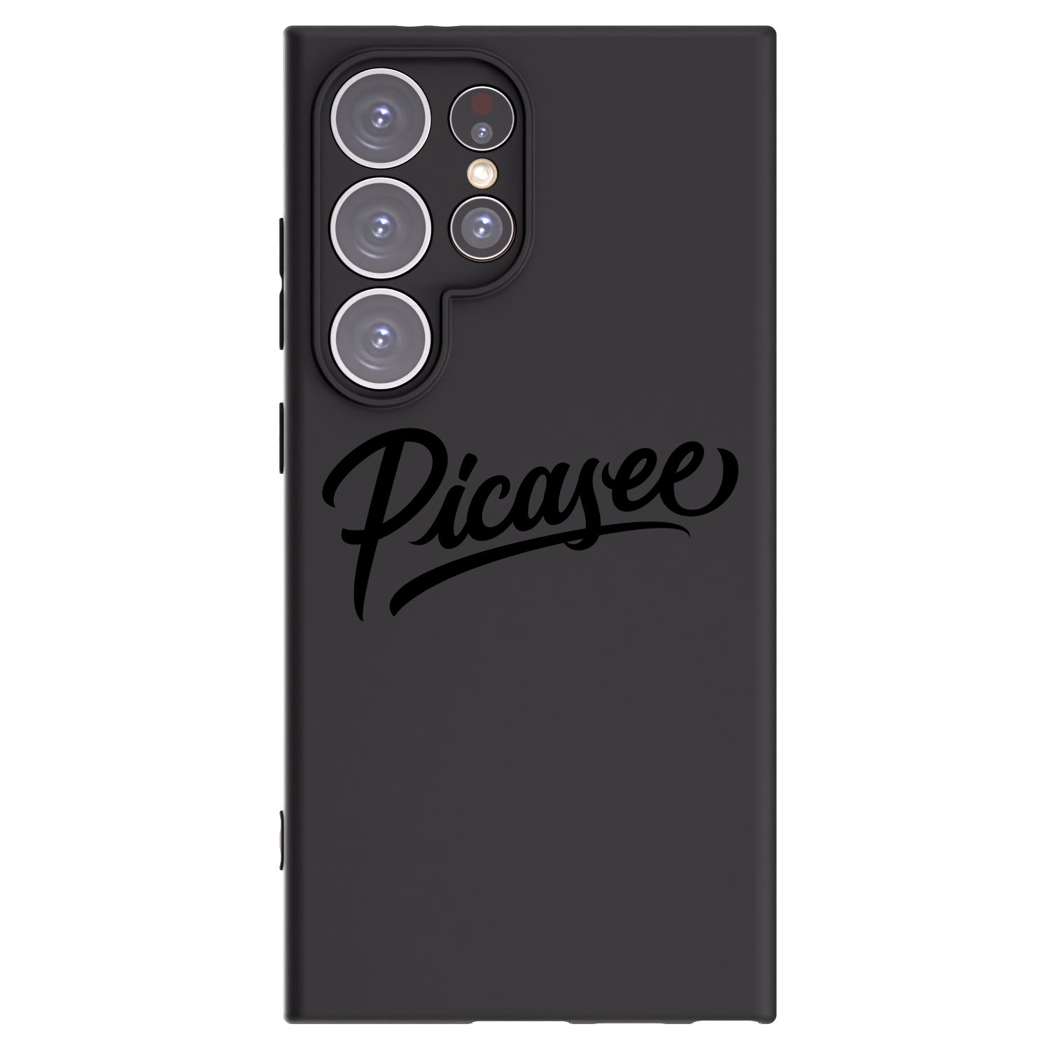 Picasee Samsung Galaxy S24 Ultra S928B 5G Hülle - Schwarzes Silikon - Picasee - old logo - black