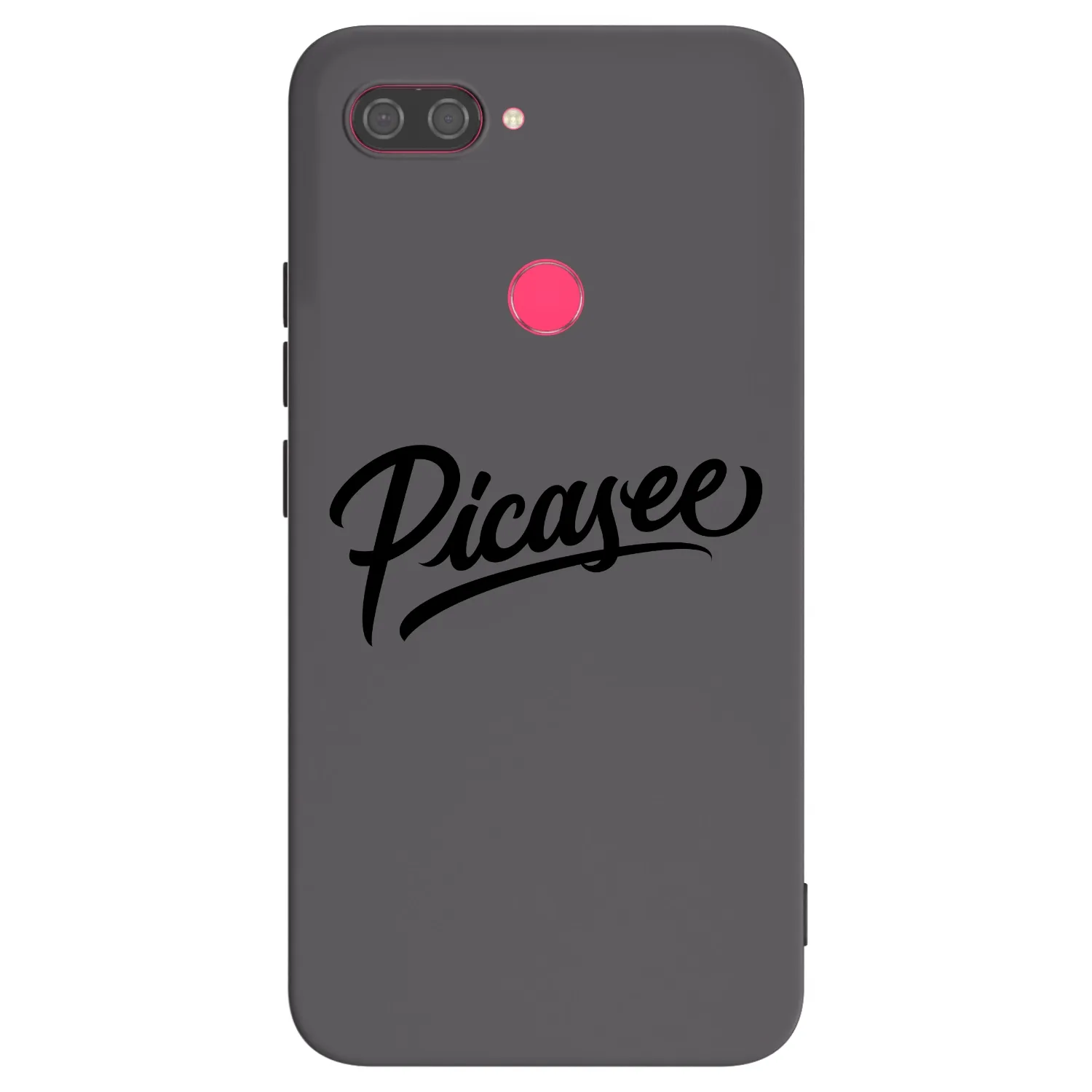 Picasee Xiaomi Mi 8 Lite Hülle - Schwarzes Silikon - Picasee - old logo - black