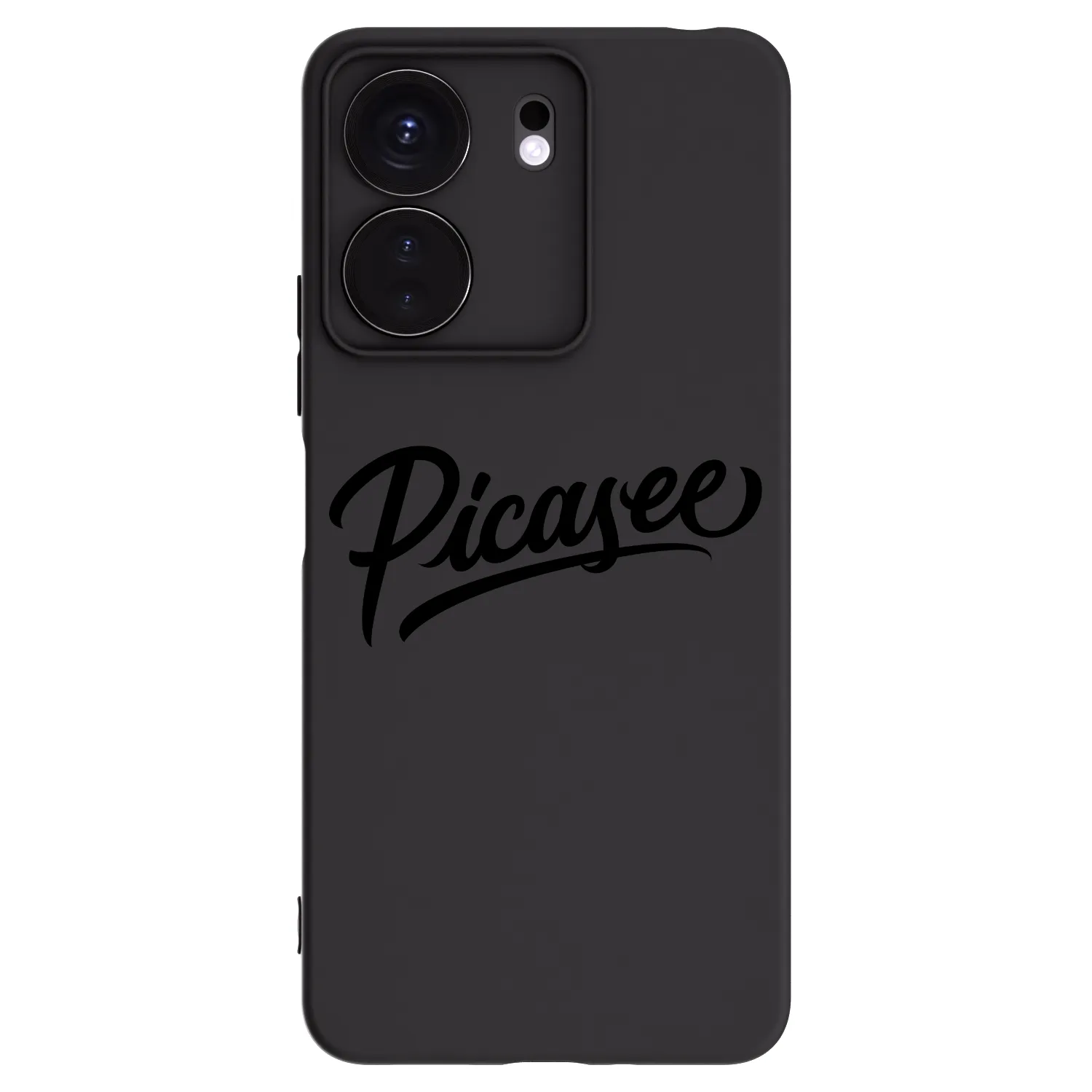 Picasee Xiaomi Redmi 13C 4G Hülle - Schwarzes Silikon - Picasee - old logo - black